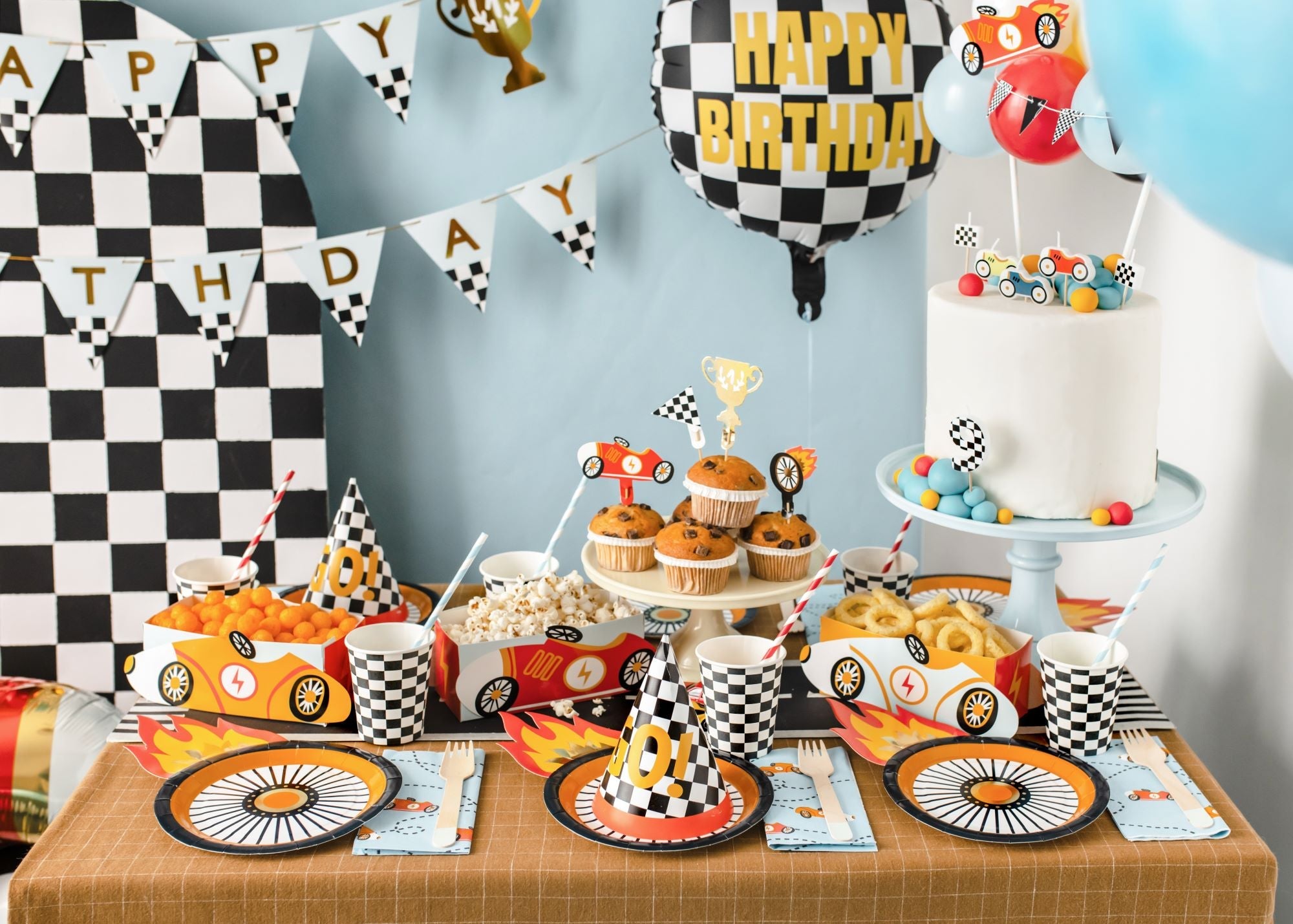 Race Car Theme Party Decorations and Supplies