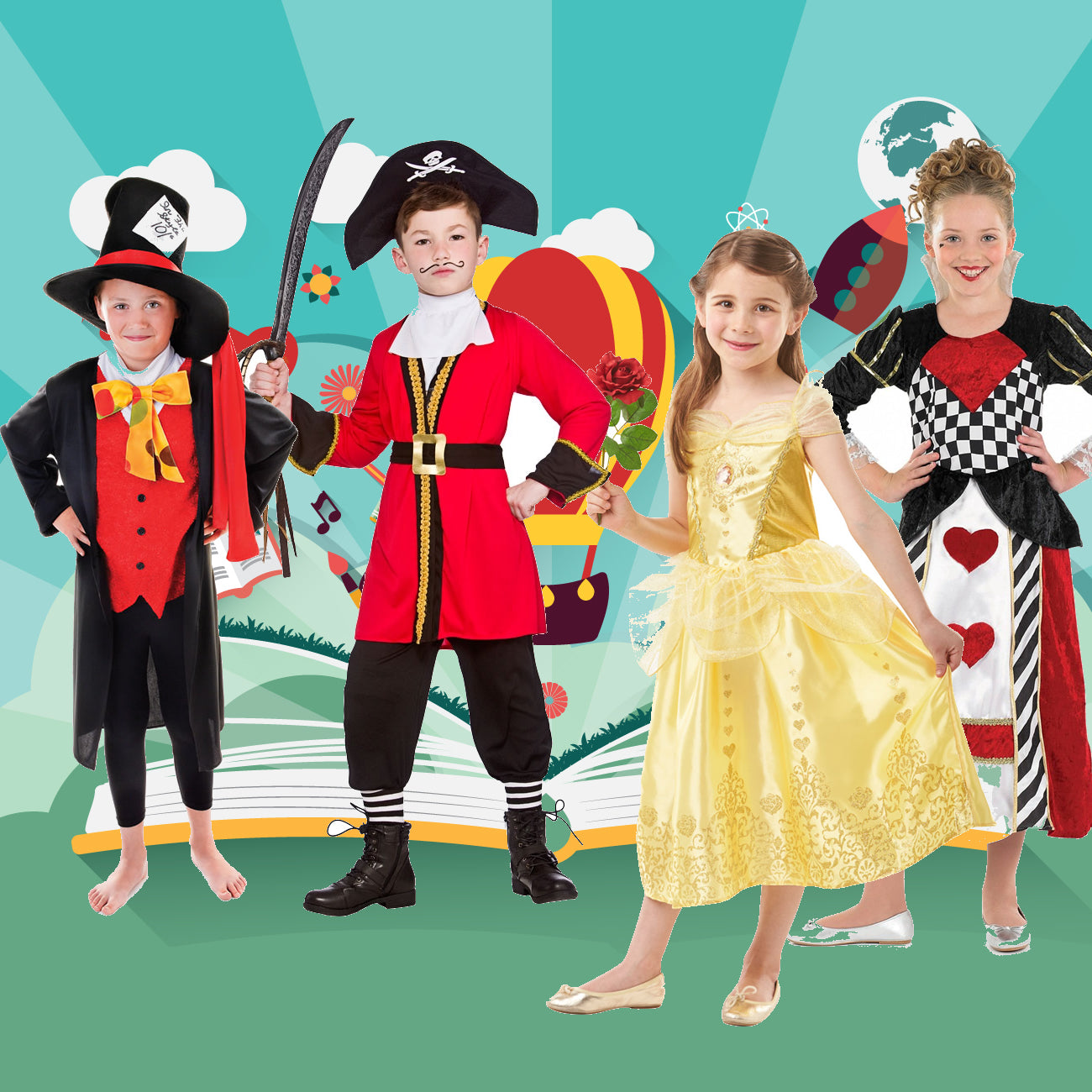 Children's Costumes for Bookweek and World Book Day.