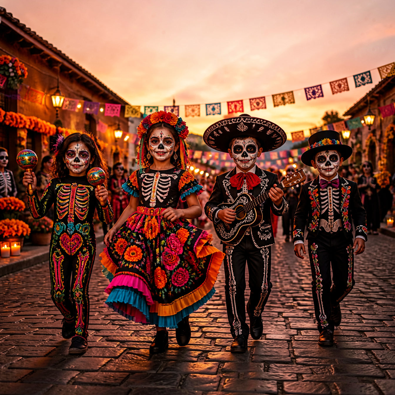 Day of the Dead Costumes Kids