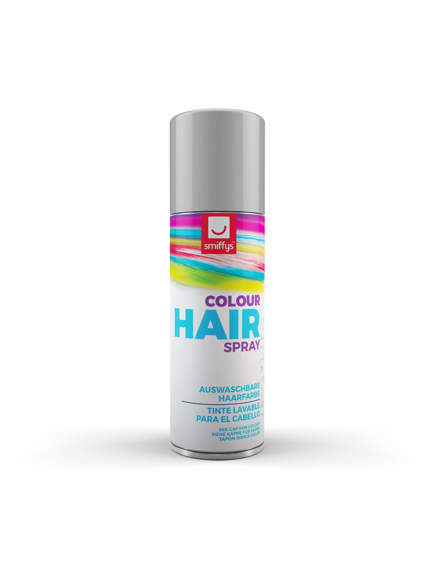 Silver Hair Spray can