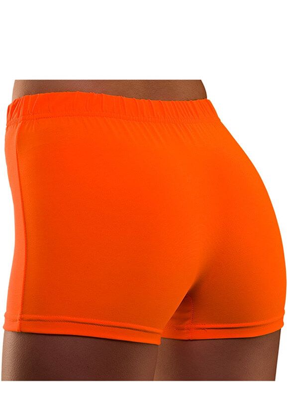 80's Neon Orange Hot Pants