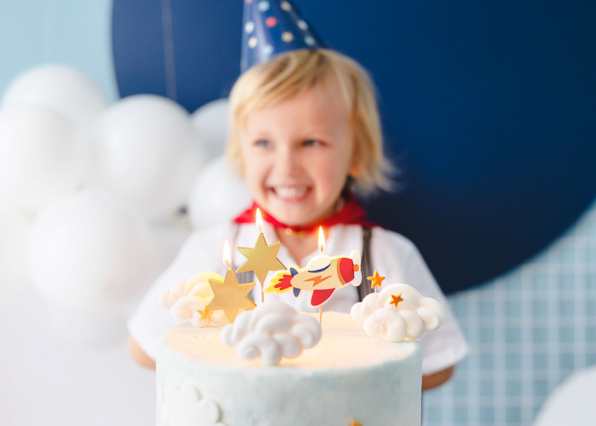 Airplane Birthday Candles party decorations