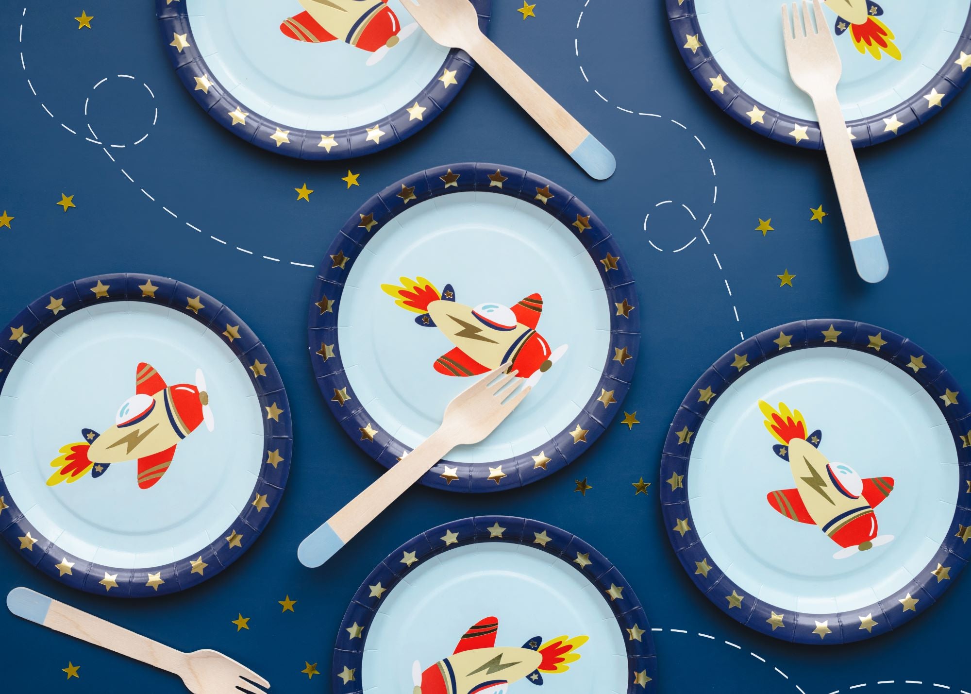 Airplane Party Plates Party tableware