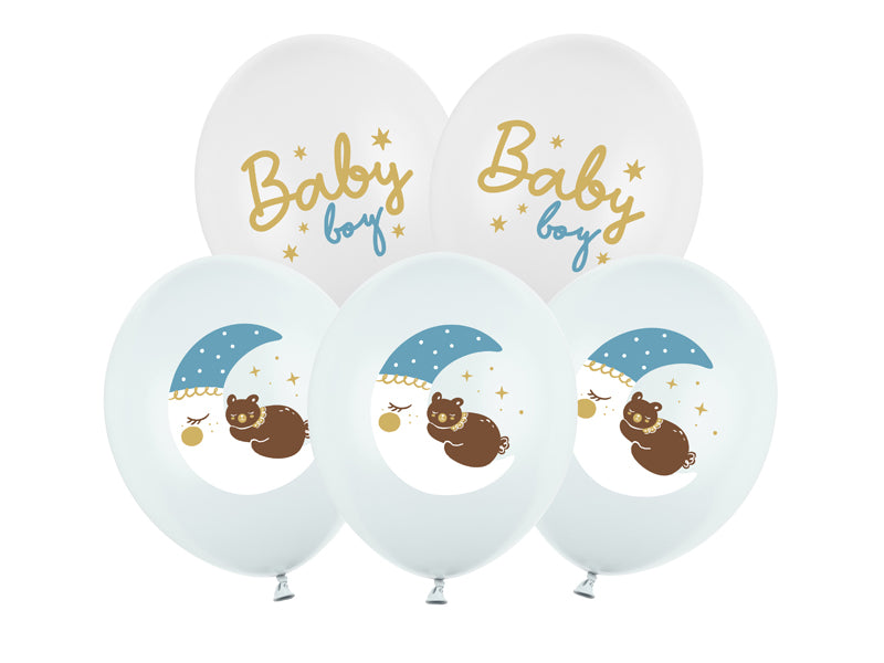 Baby Boy Balloons 30cm Set