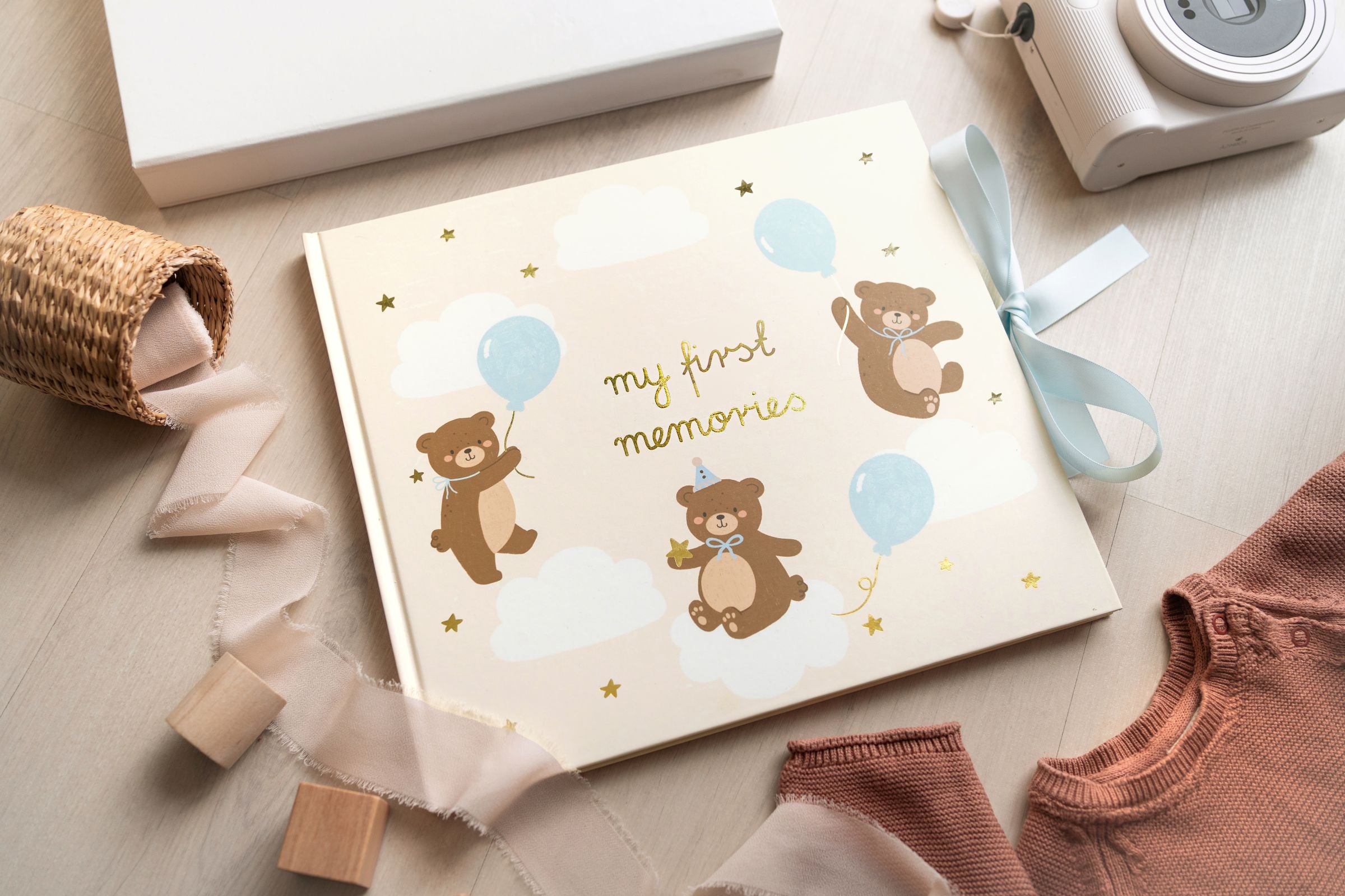 Baby First Year Teddy Bear Photo Album