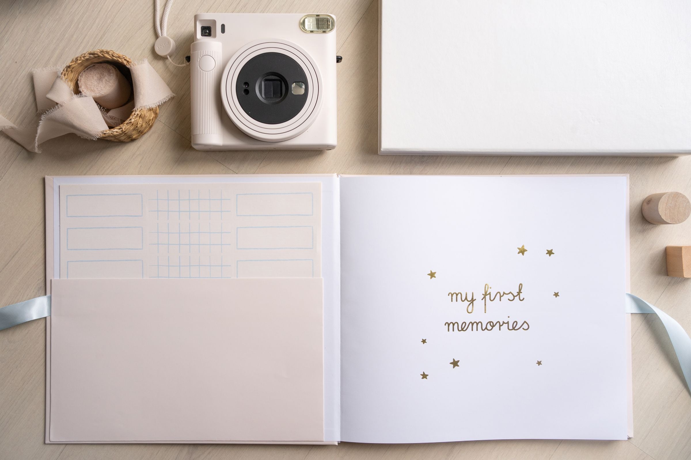 Baby First Year Teddy Bear Photo Album gift idea for baby shower