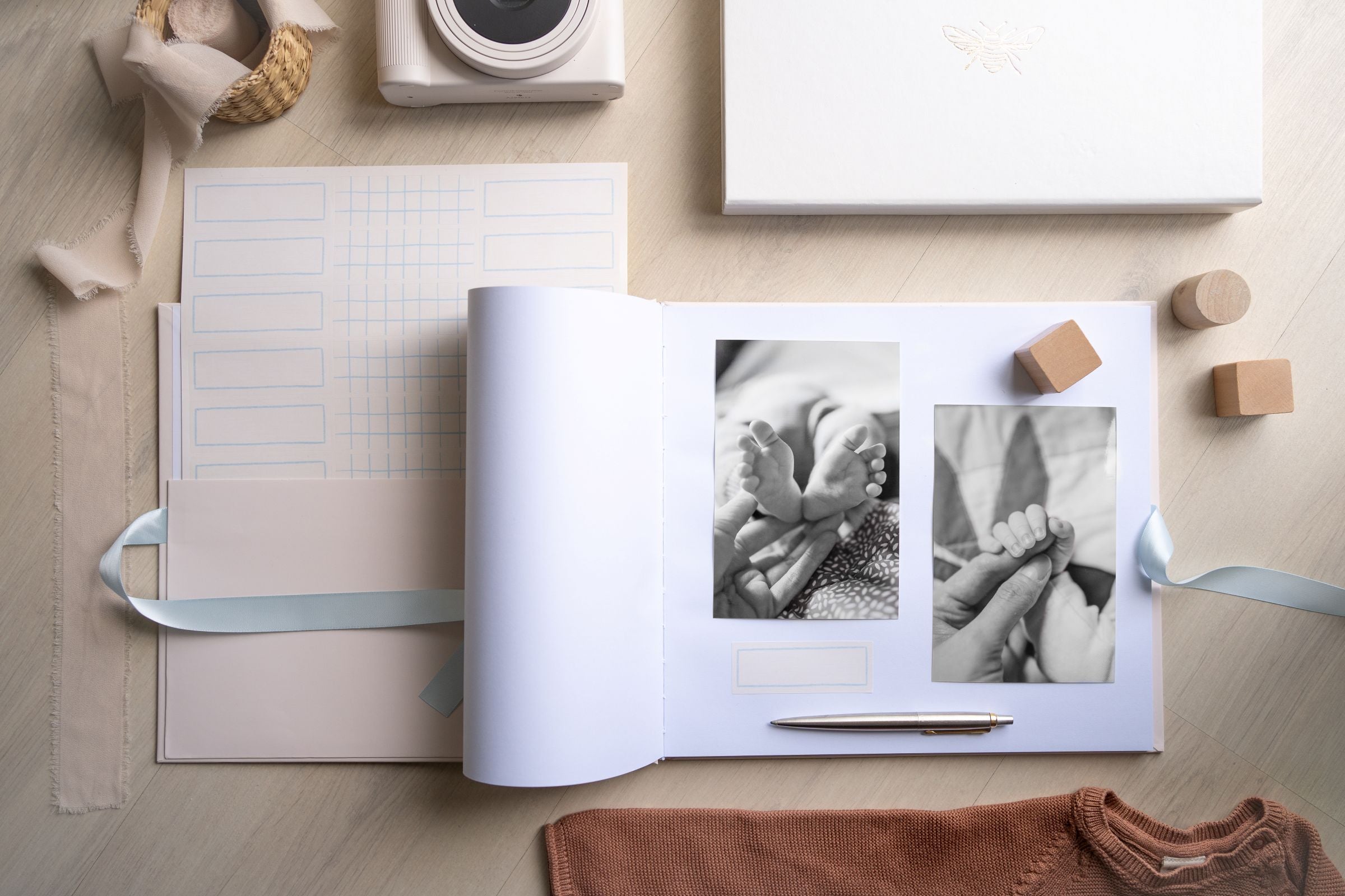 Baby First Year Teddy Bear Photo  Album gift idea