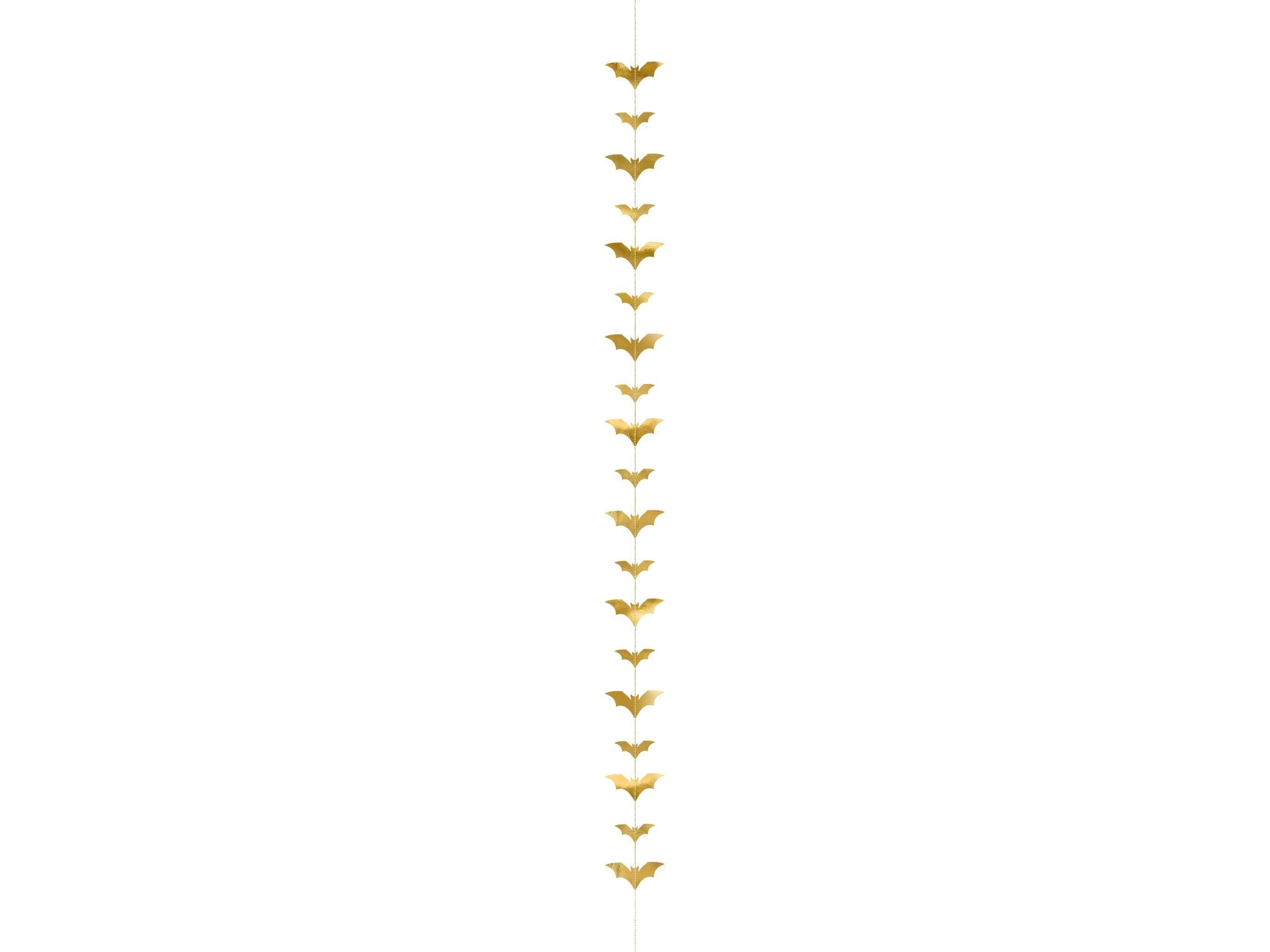 Bats Paper Garland Gold