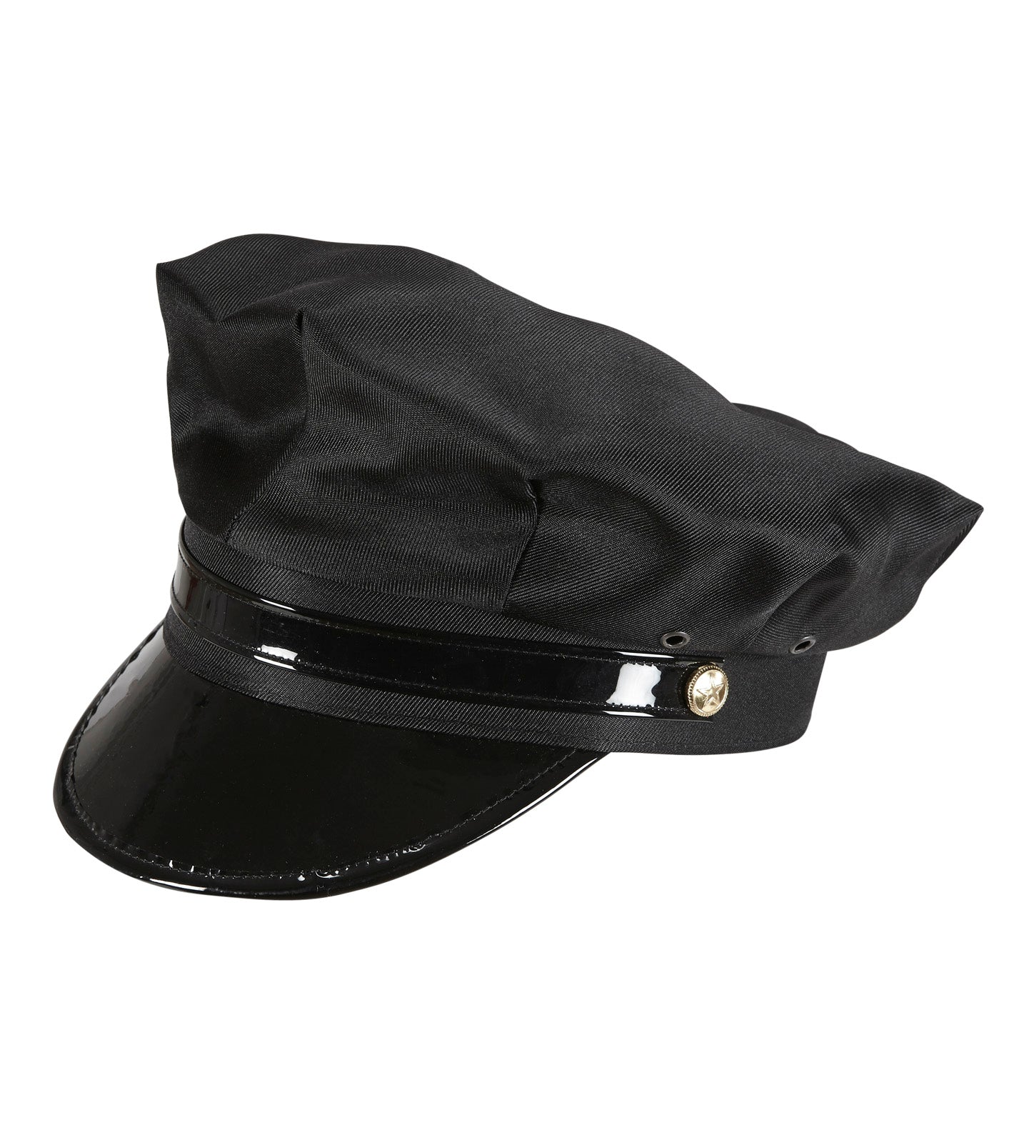 Black Chauffeur Hat costume accessory