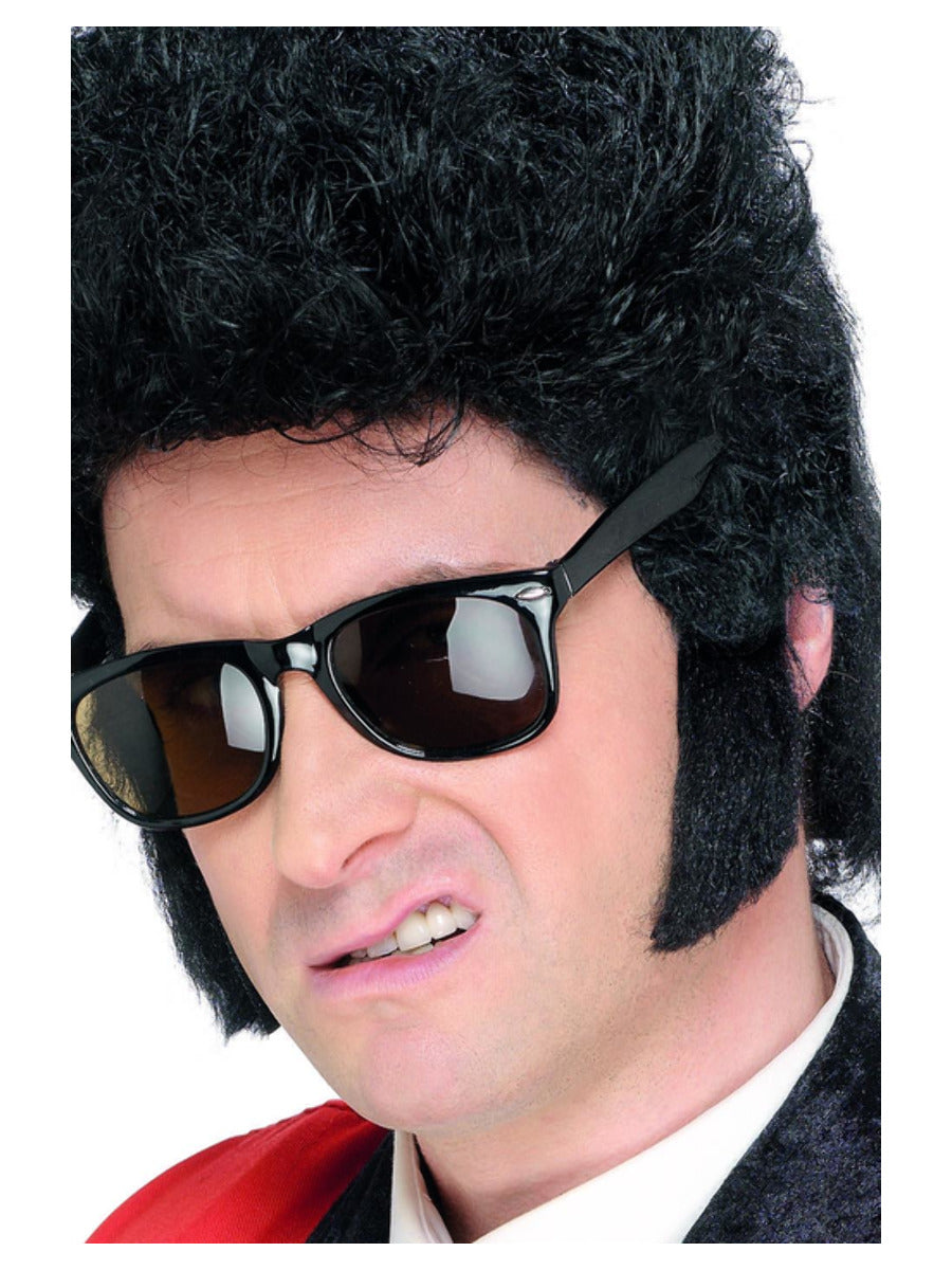 Black Teddy Boy Sideburns