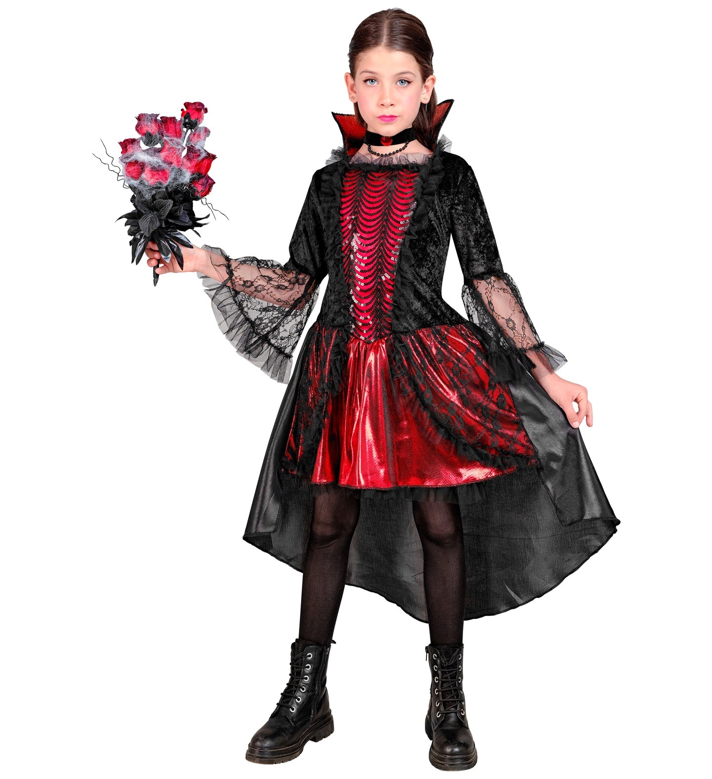 Vampiress Womens Gothic Vampire Halloween Costume – Costume Zoo