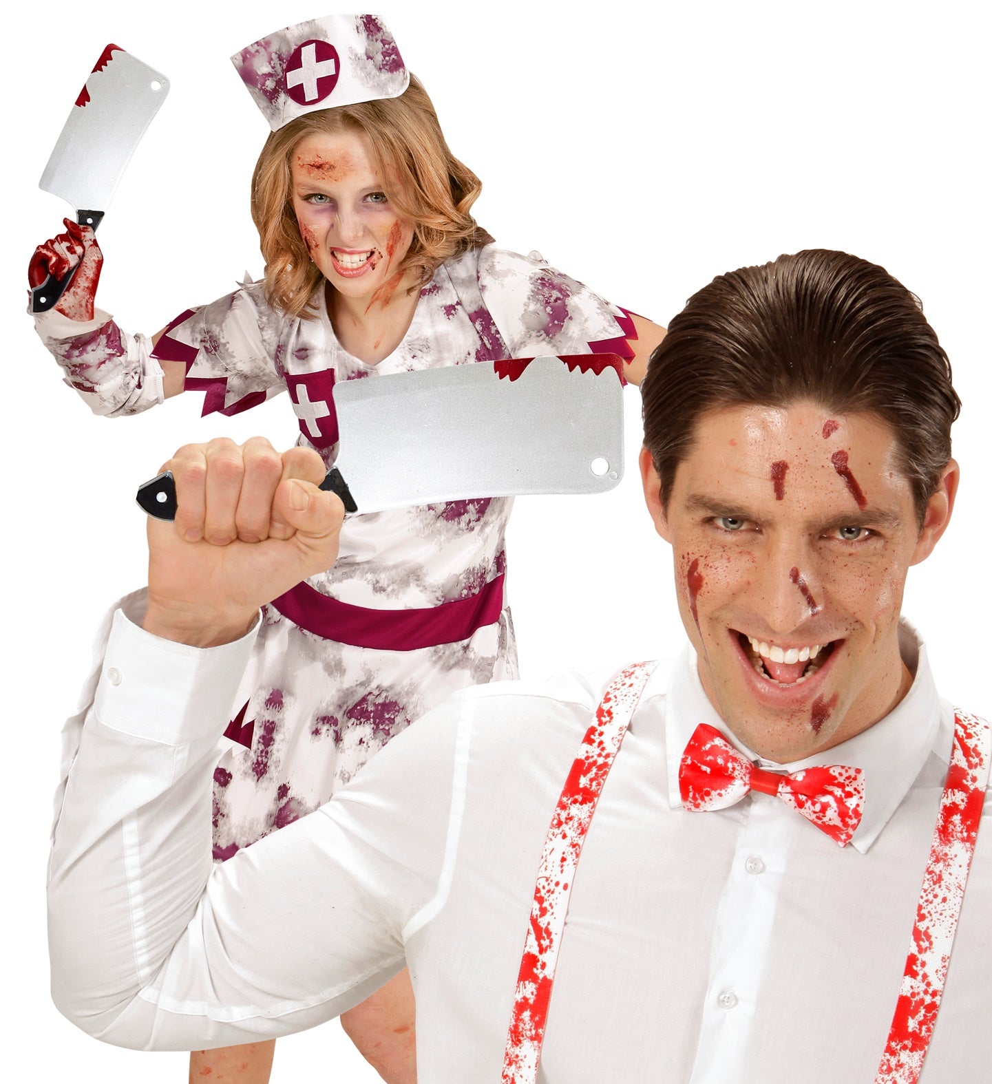 Bloody Kitchen Cleaver Knife Prop costume accessory
