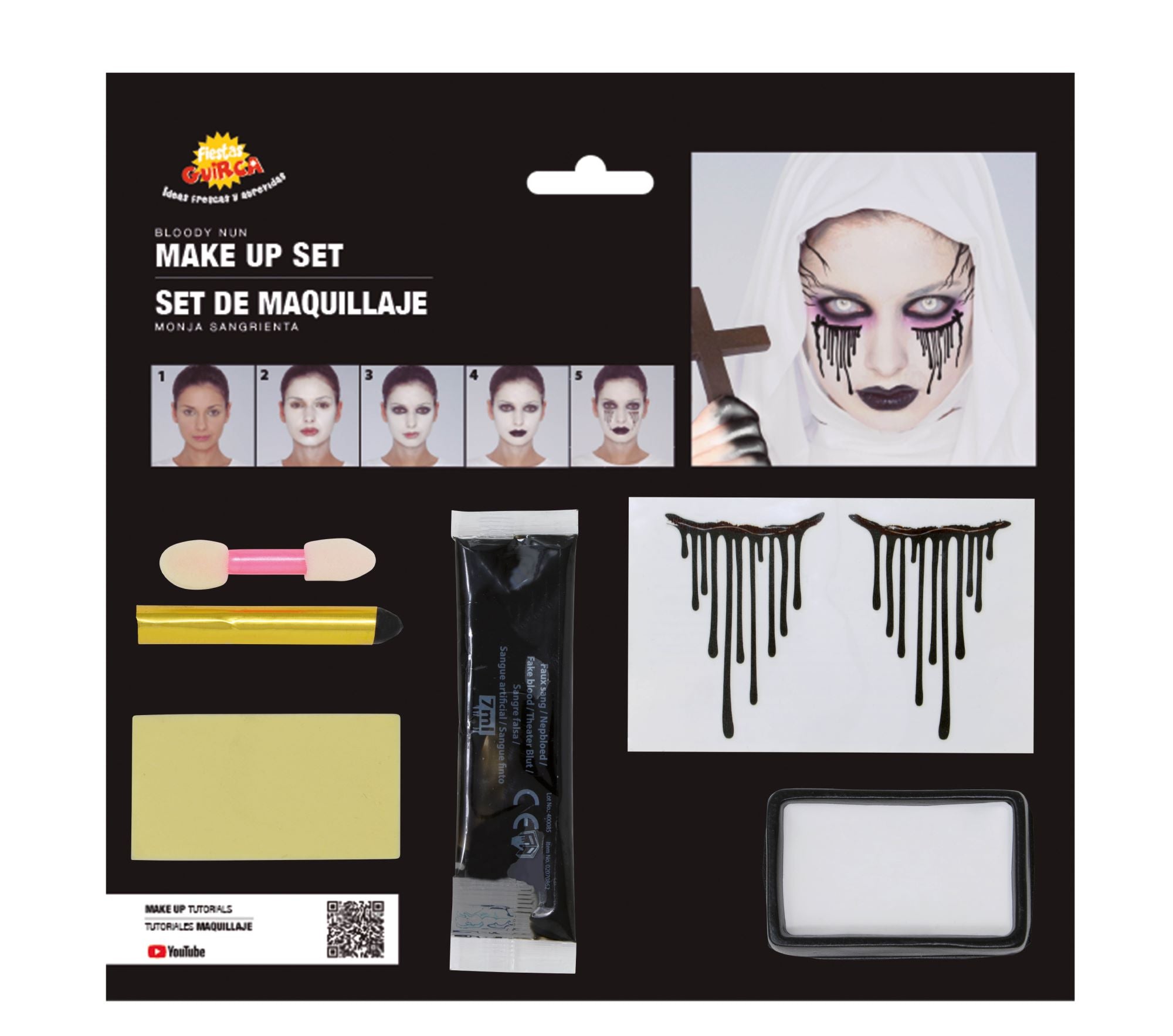 Bloody Nun Makeup Set