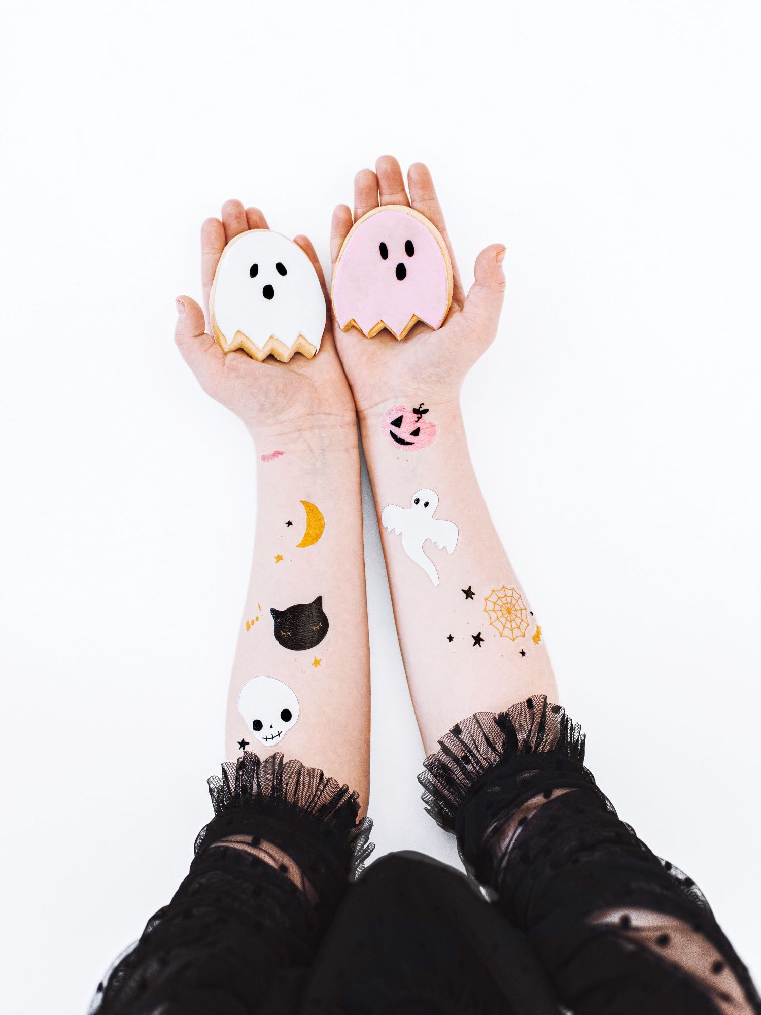 Boo Halloween Temporary Tattoos