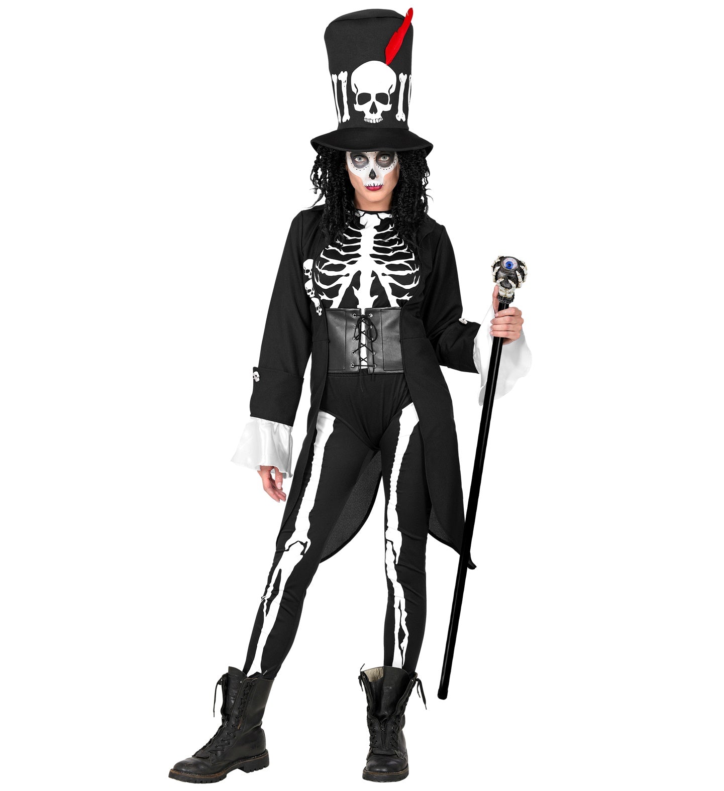 Cane with Floating Eyeball. Voodoo costume accessory