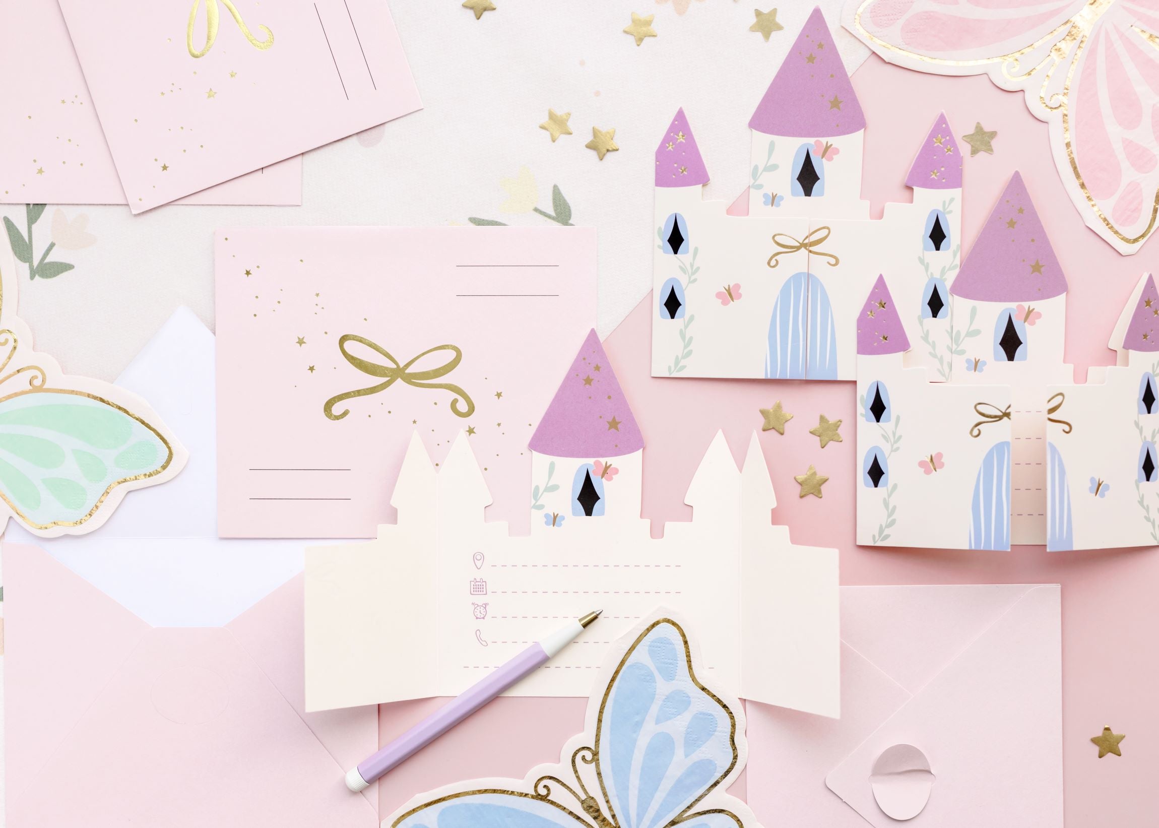 Castle Themed Invitations