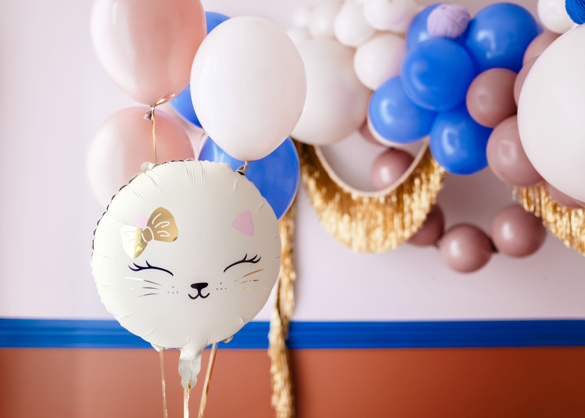 Cat Foil Birthday Party Balloon