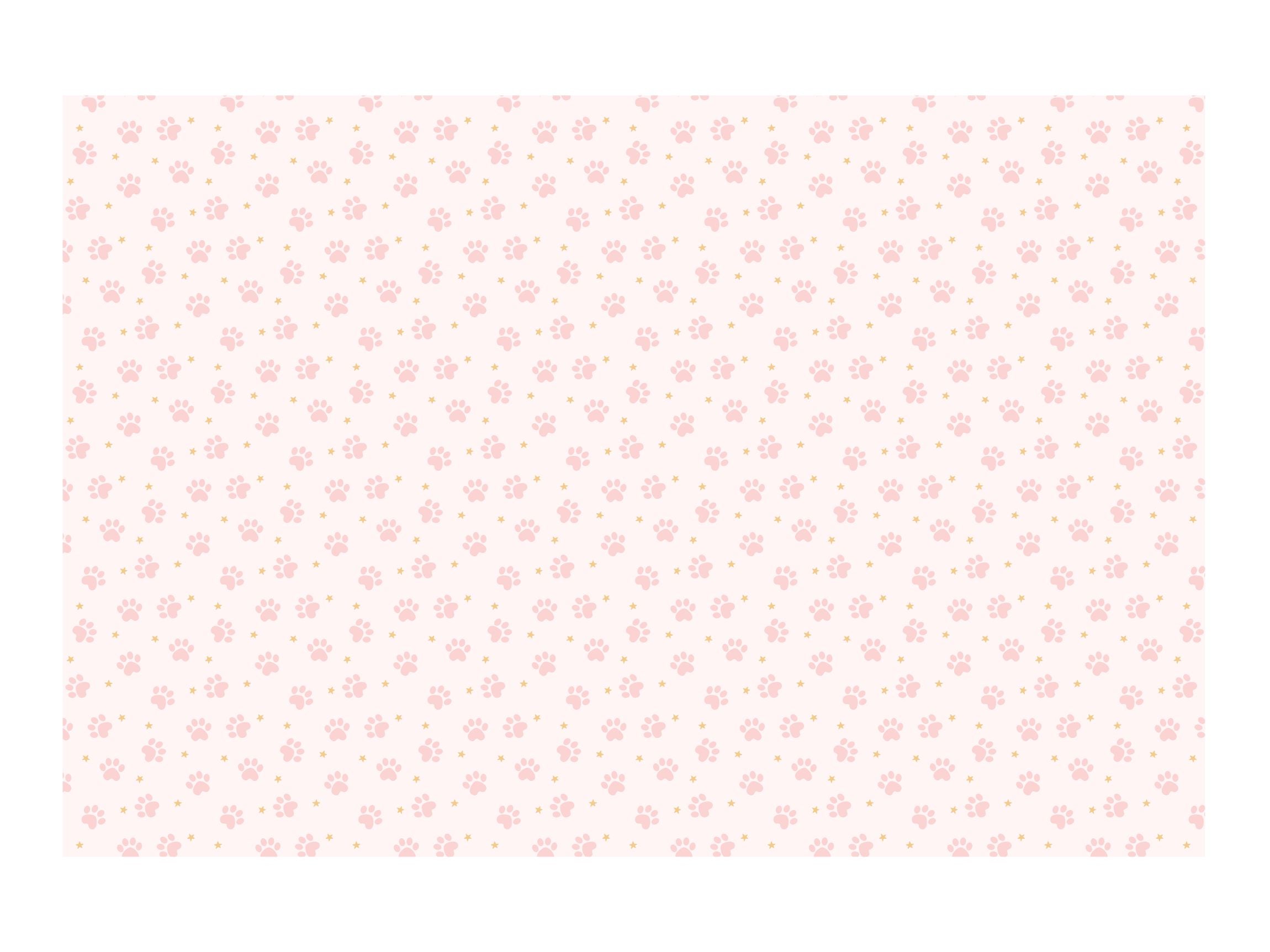 Cat Paws Paper Tablecloth