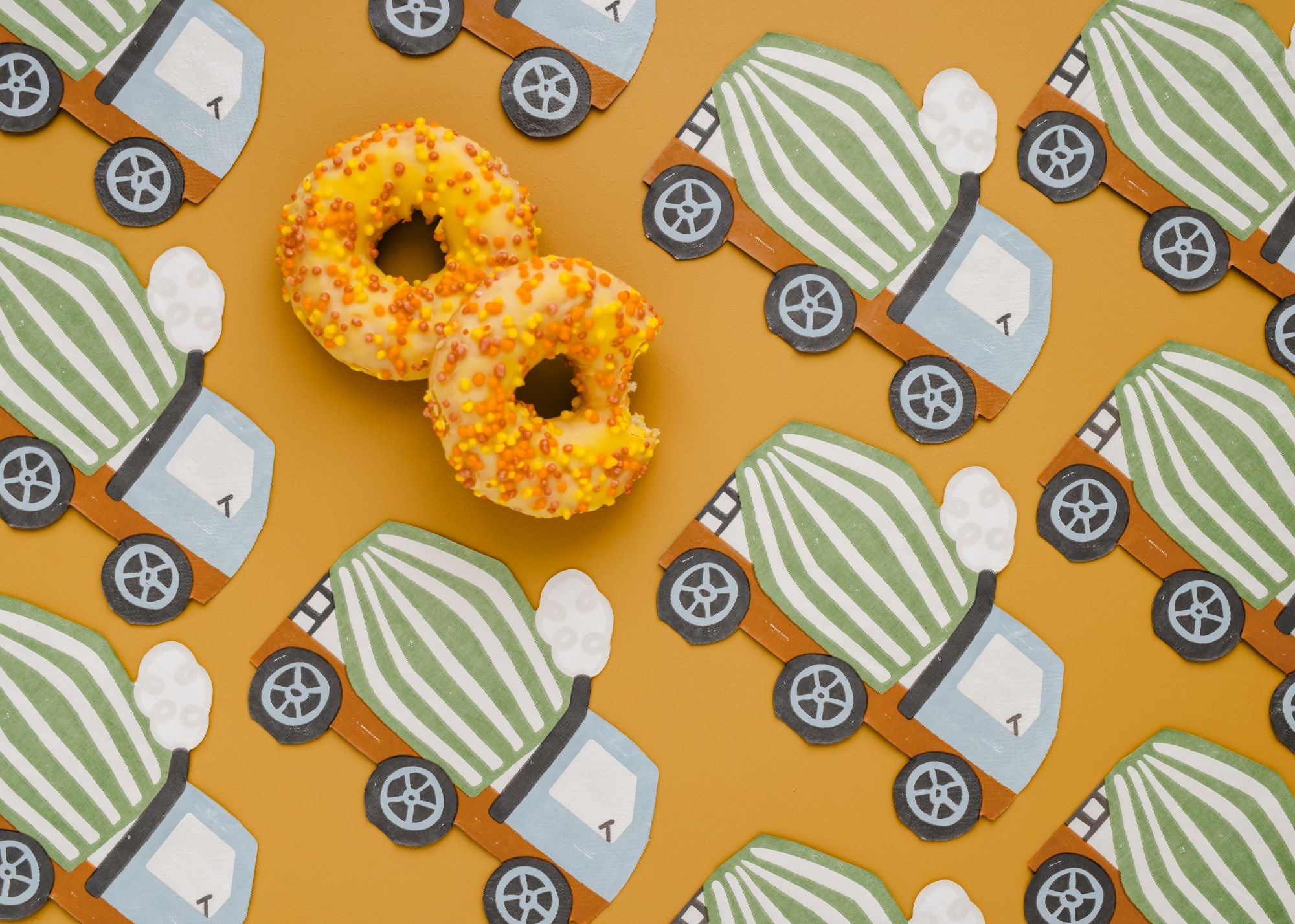 Cement Mixer Napkins for party
