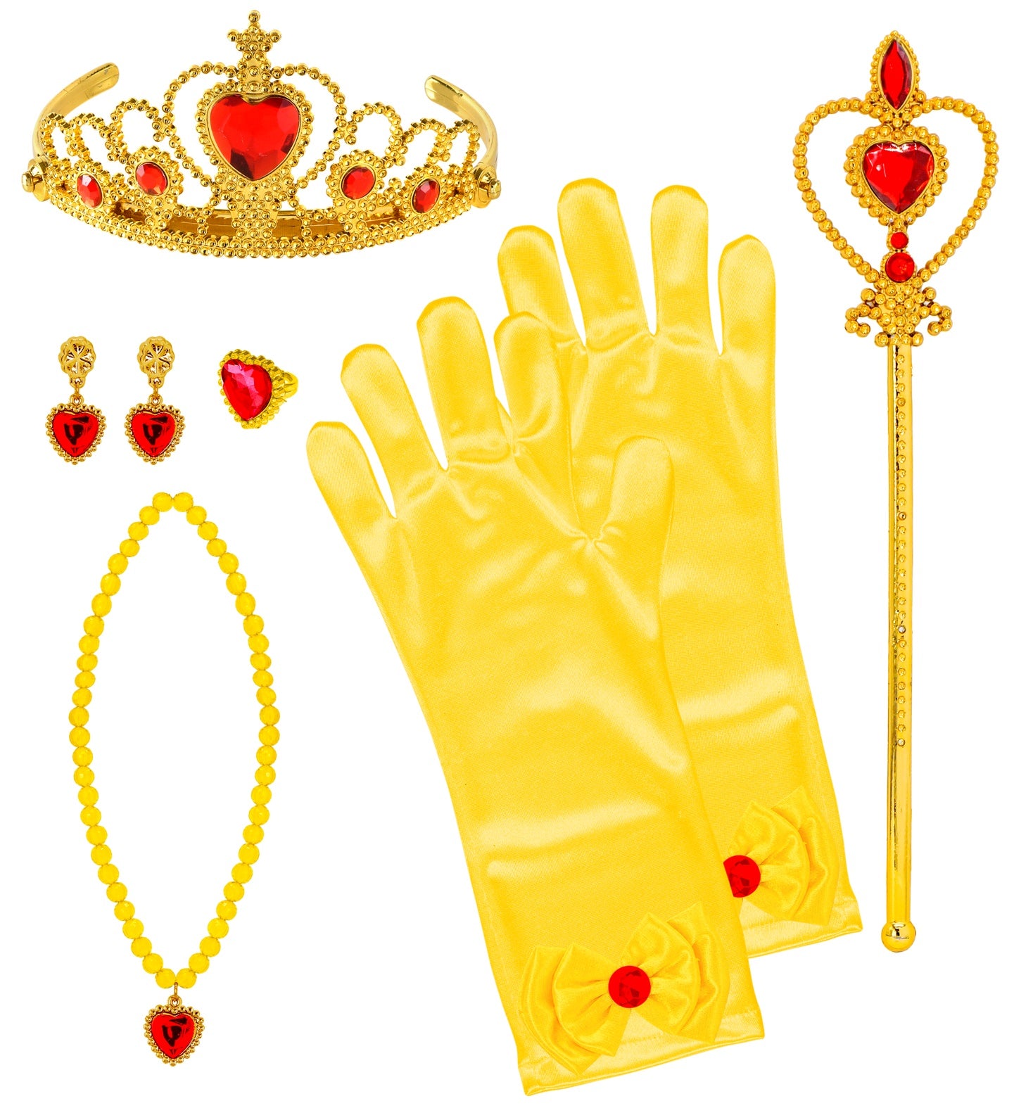 Child's Princess Costume Accessory Set Yellow