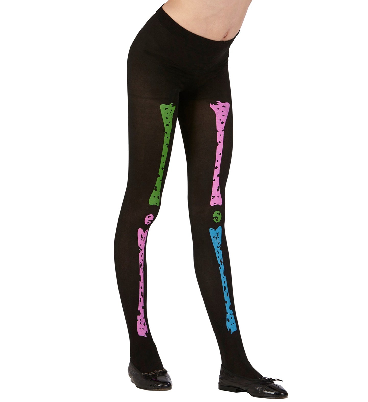 Children's Neon Skeleton stockings