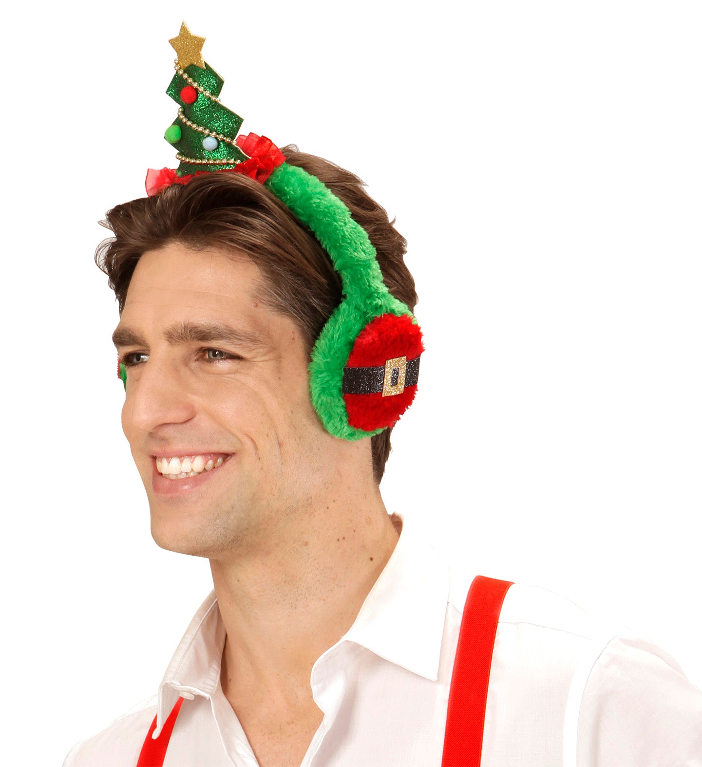 Christmas Tree Ear Muffs Xmas party headwear