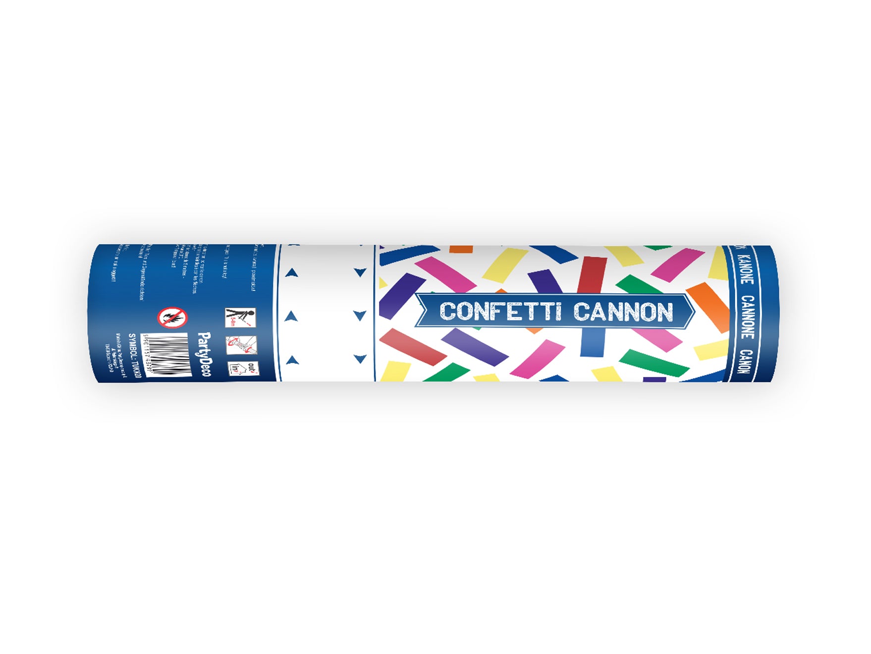 Coloured Paper Confetti Cannon 20cm