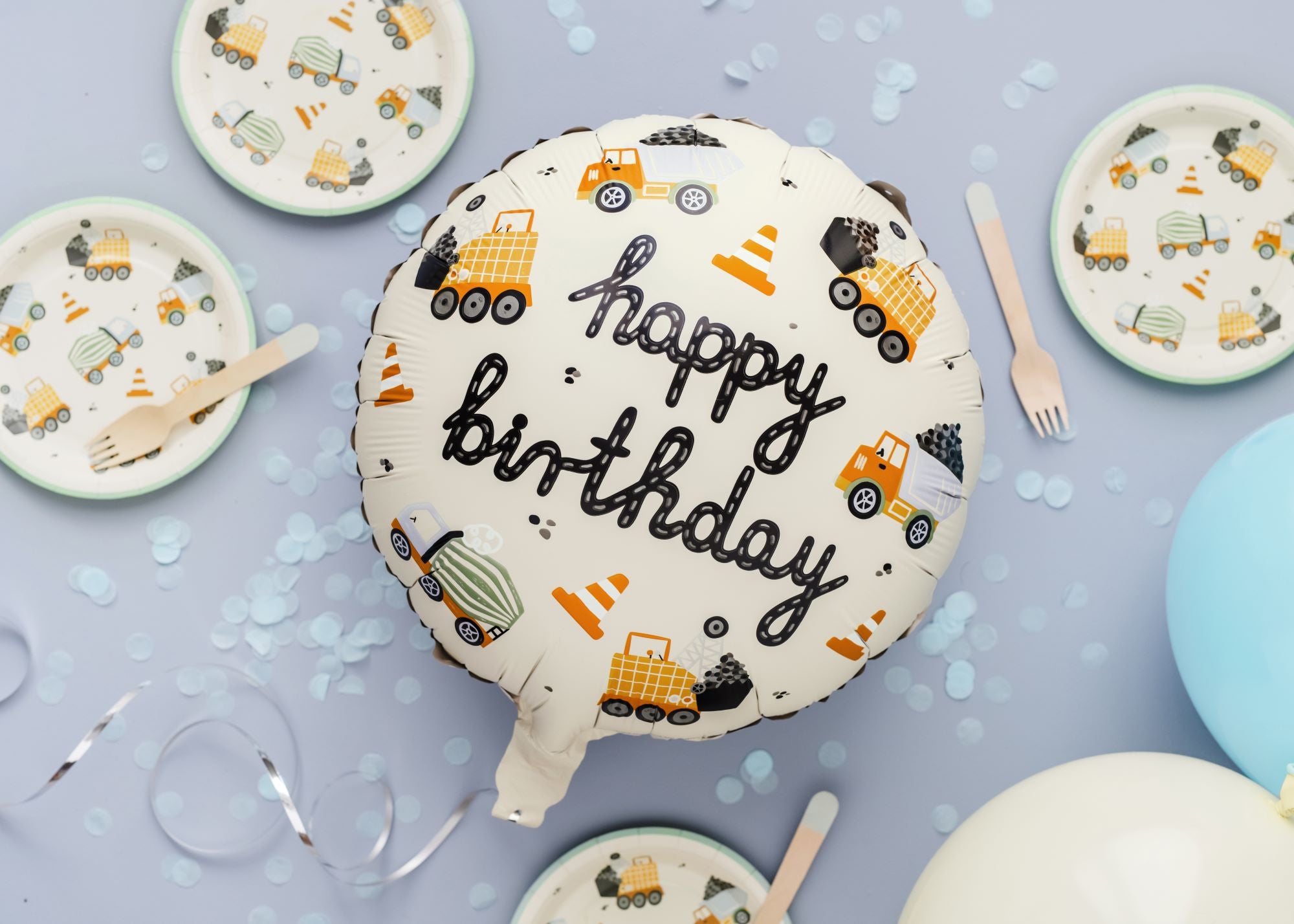 Construction Machines Foil balloon