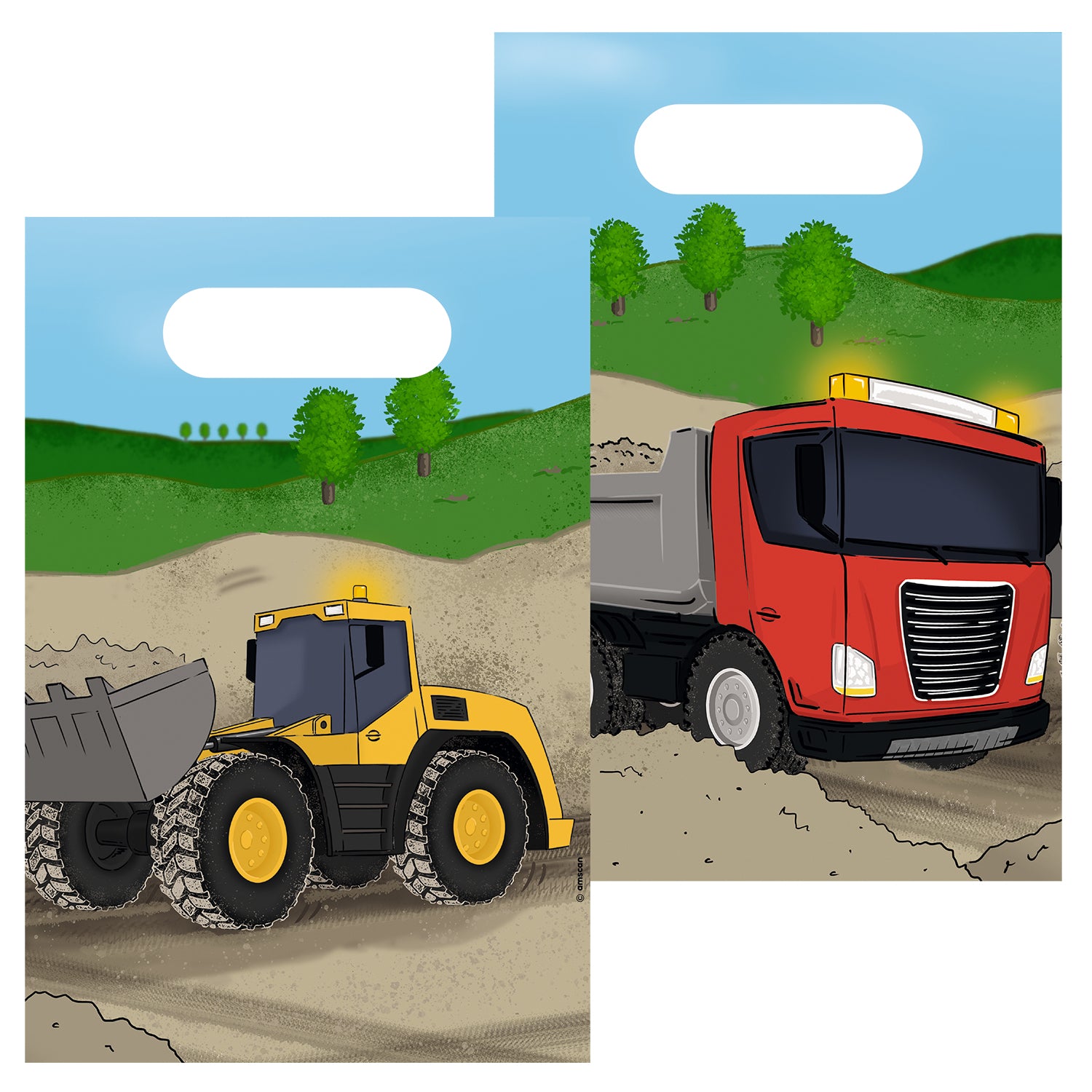 Construction Party Gift Bags