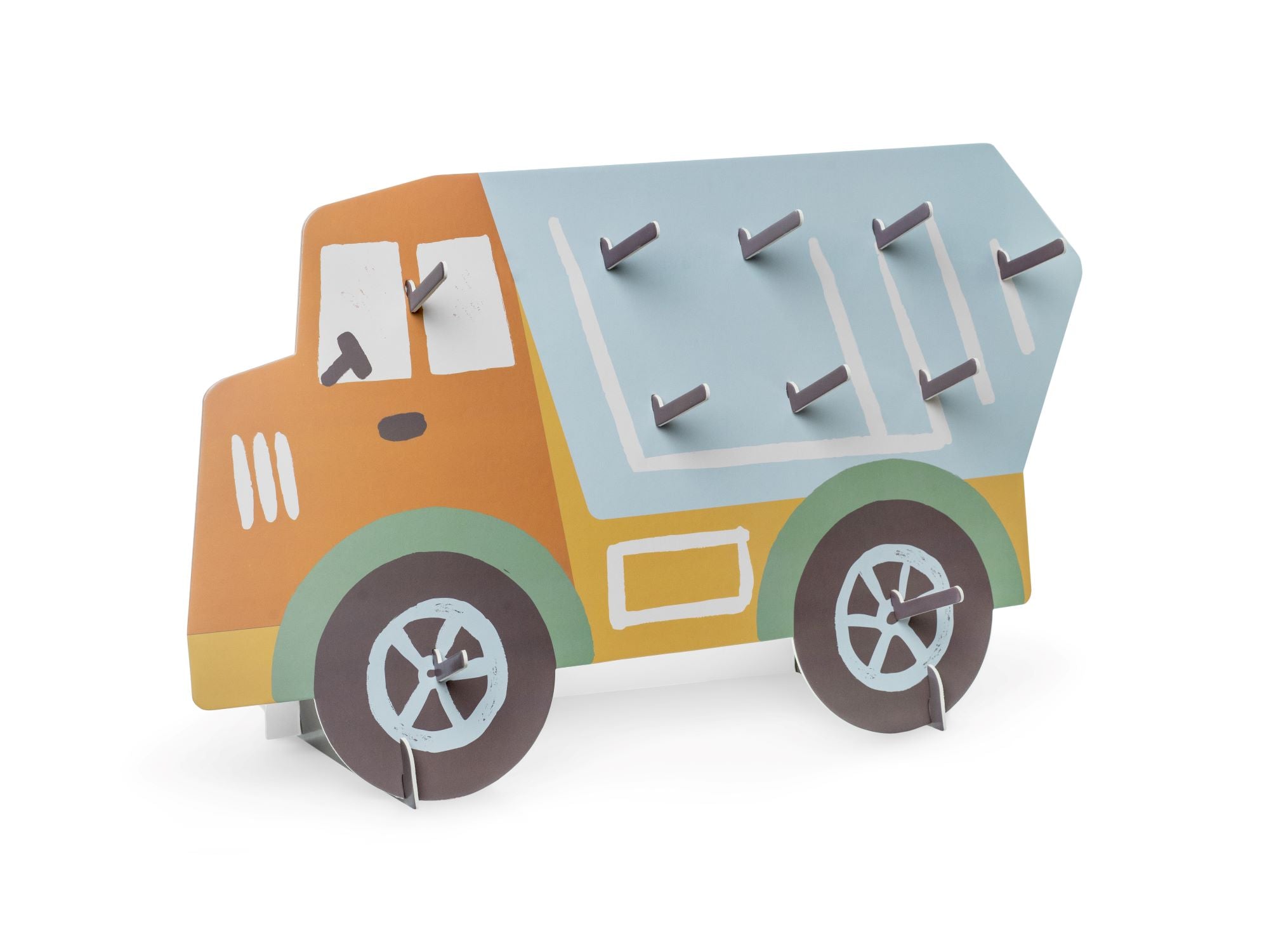 Construction Truck Doughnut Wall