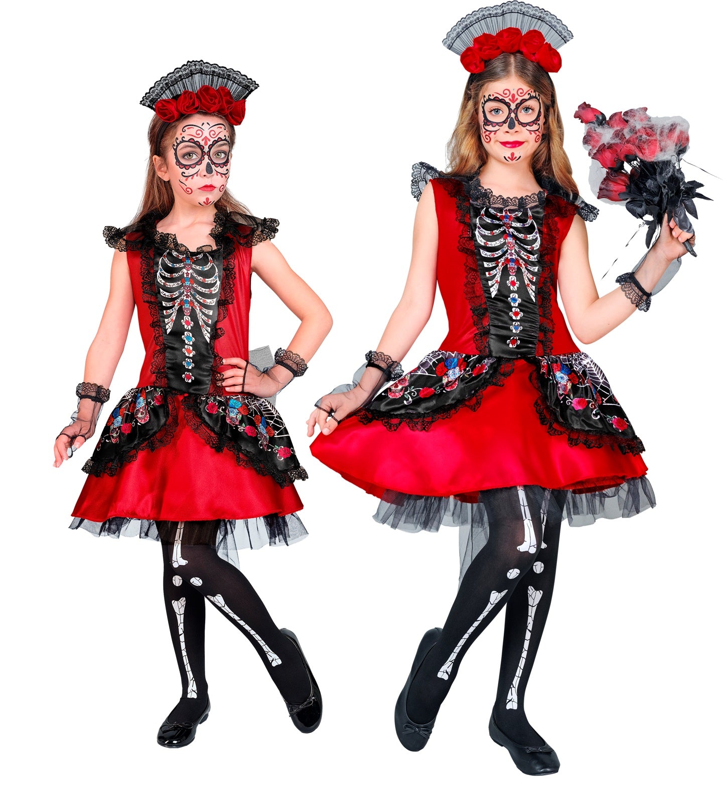 Day of the Dead Senorita Costume Child's