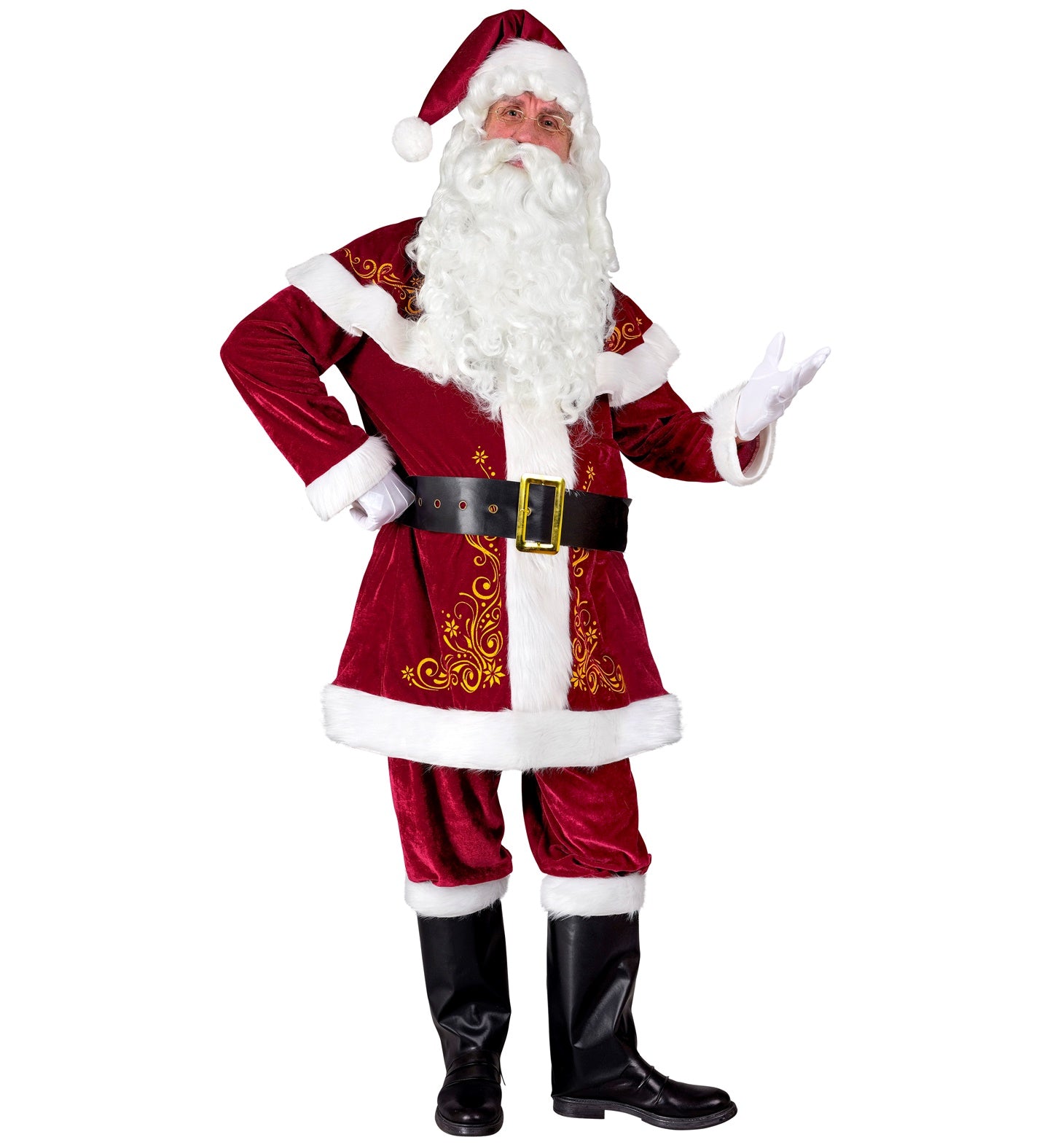 Deluxe Traditional Santa Claus Suit