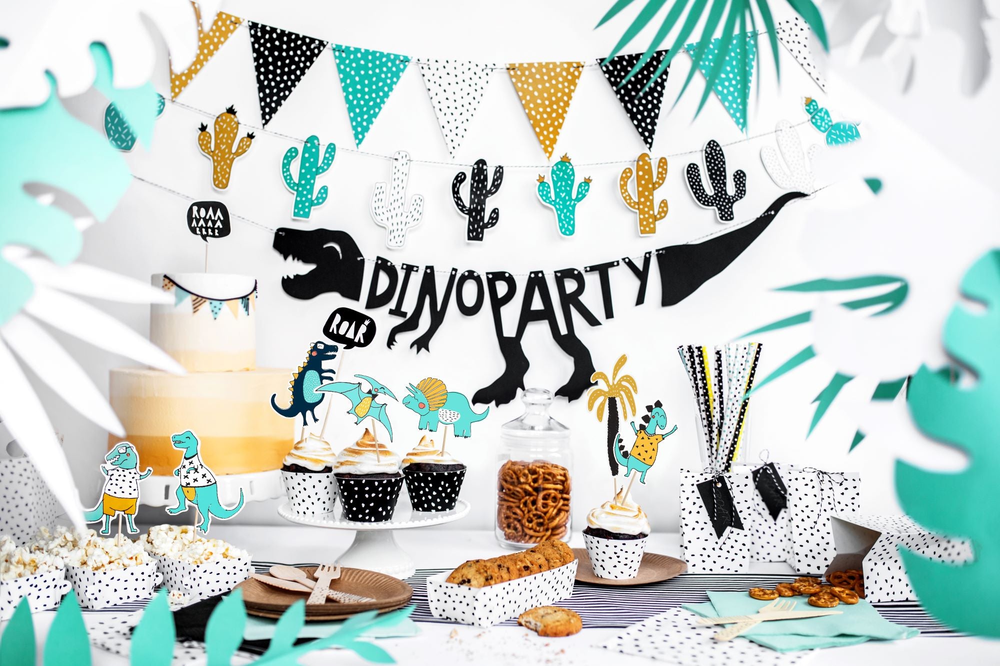 Dino Party Dinosaur Bunting