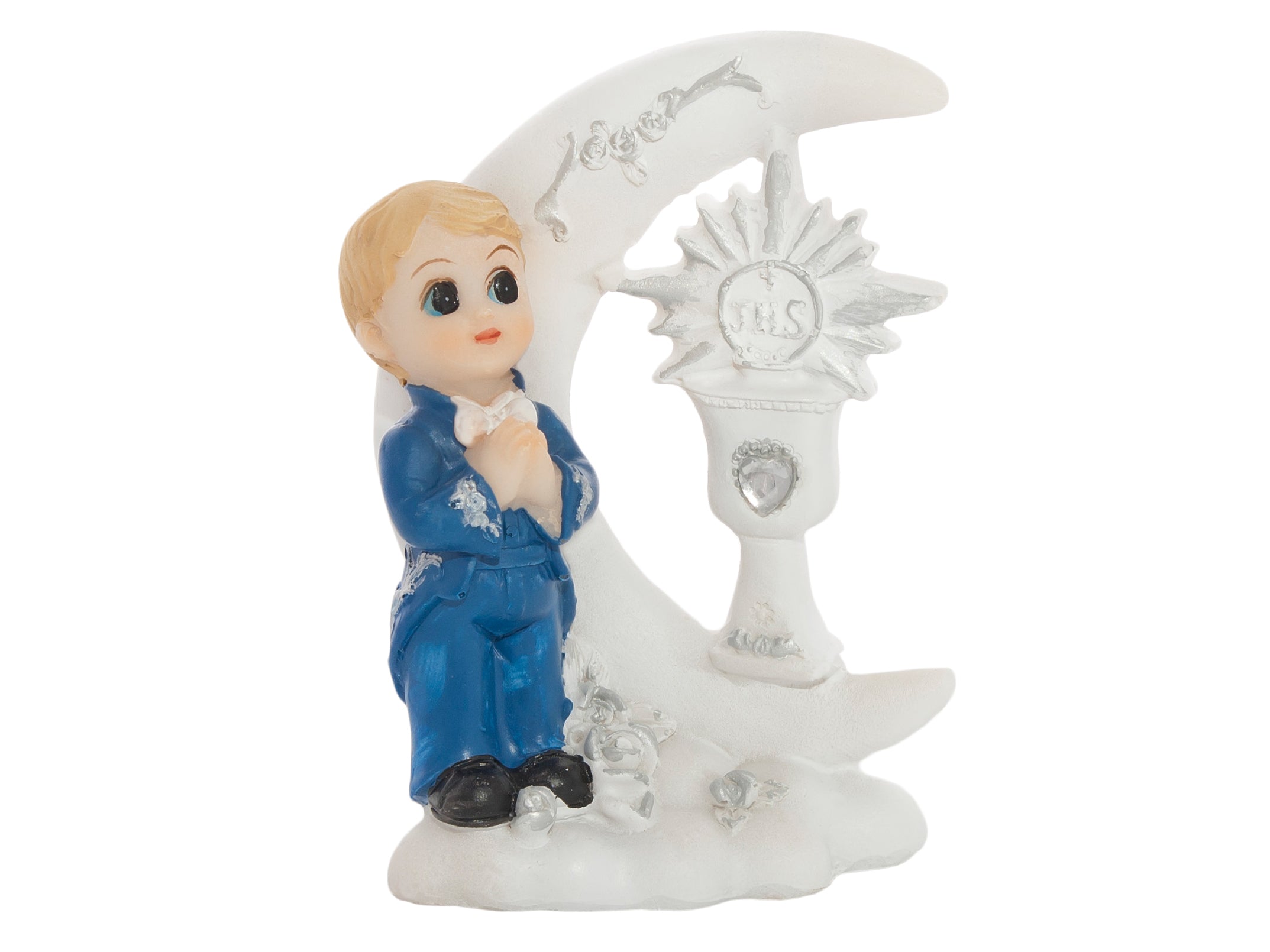 First Communion Figurine Boy Cake decoration