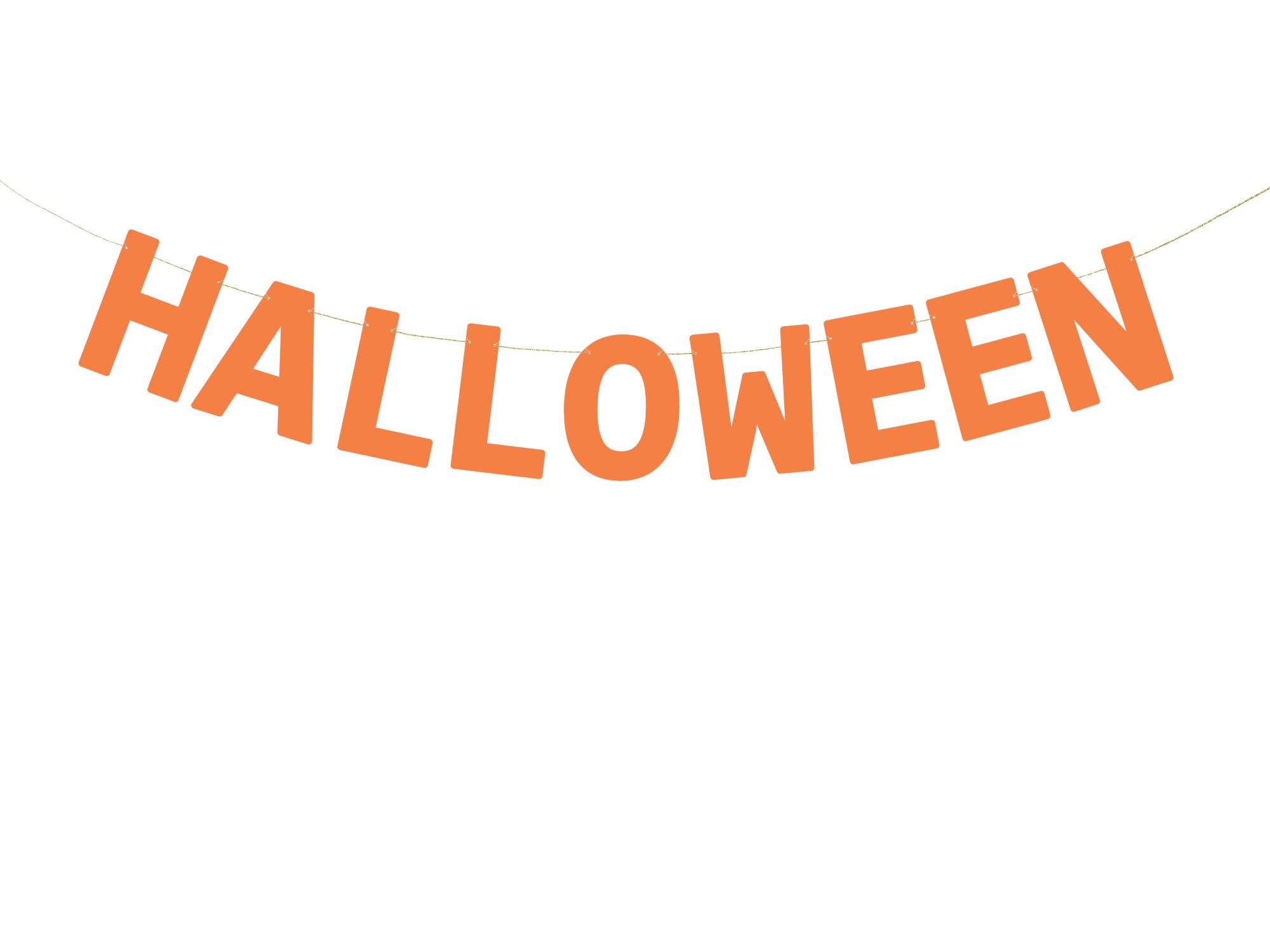 Halloween Banner Orange