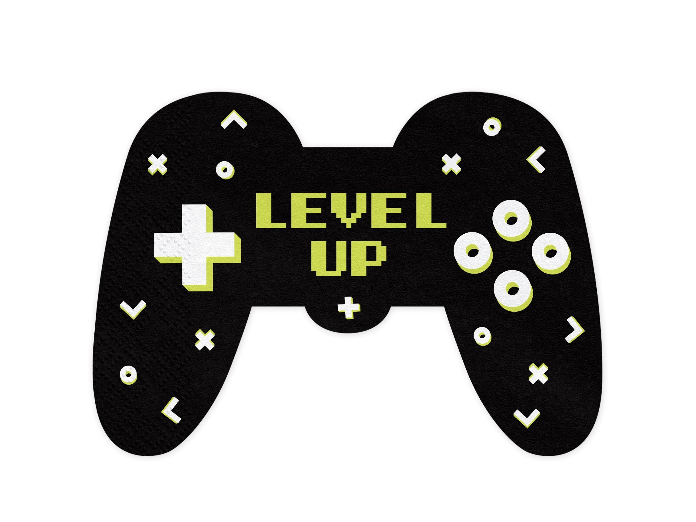 Gamepad Shaped Party Paper Napkins Pack of 12