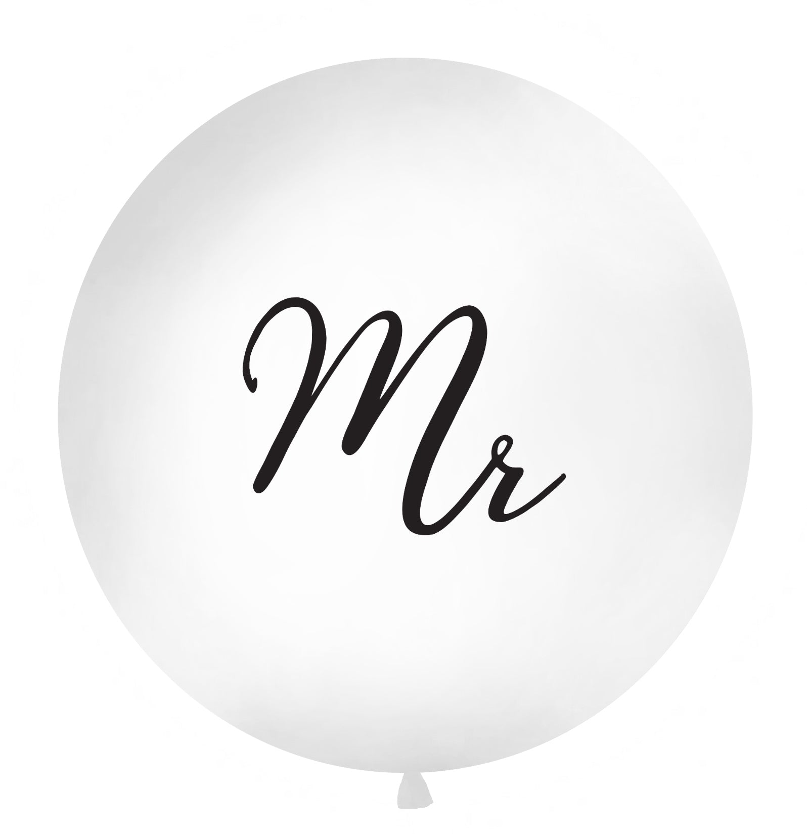 Giant Mr Balloon 36 Latex Black