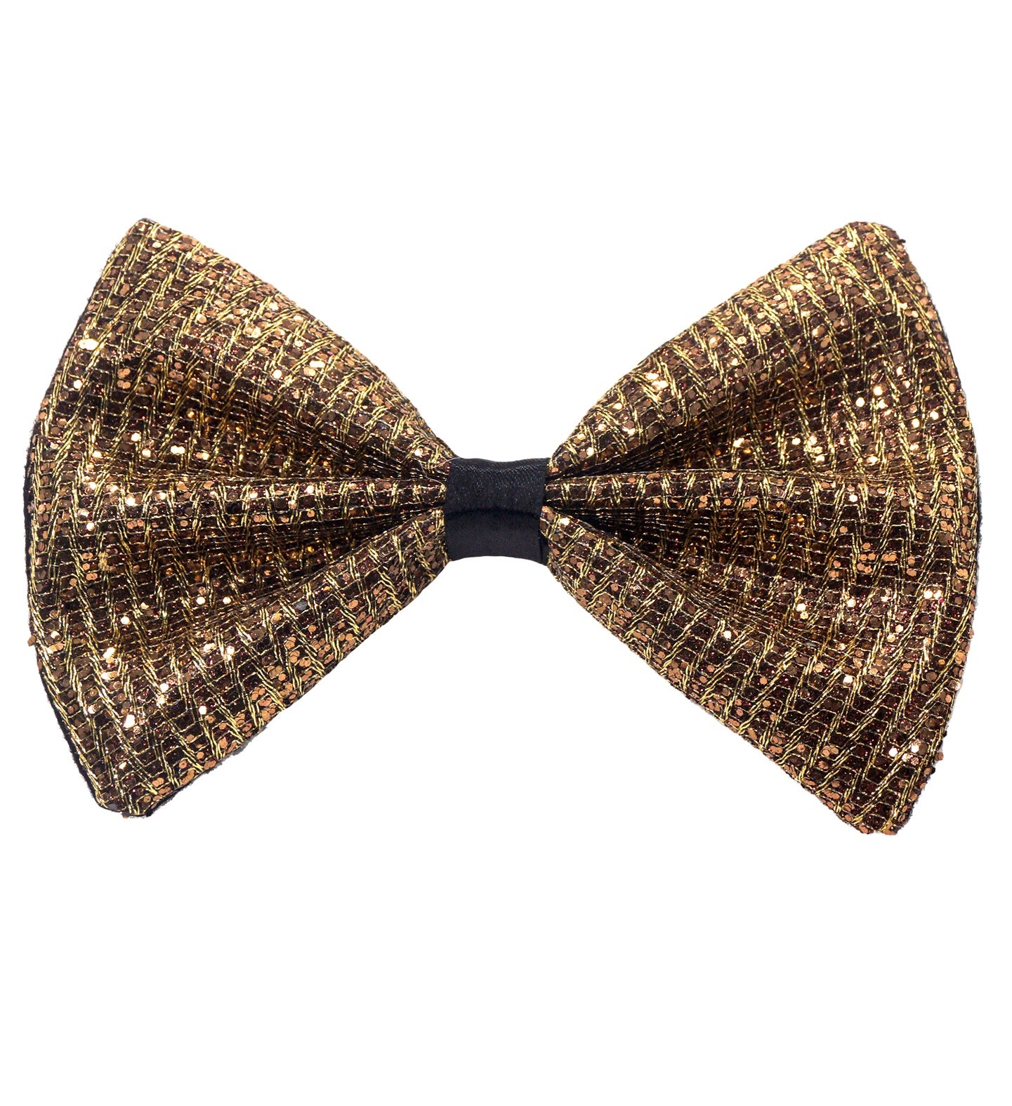 Gold Square Sparkly Bowtie