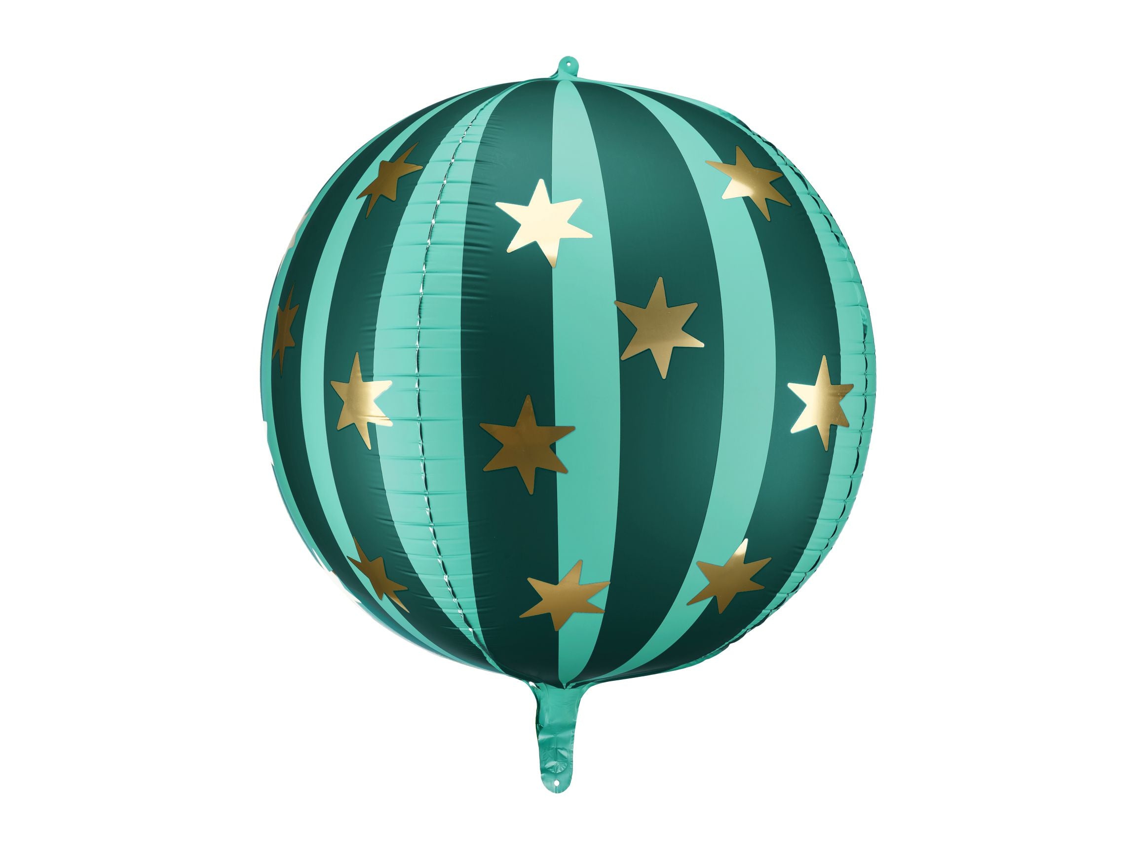 Green Starry Circus Ball Foil Balloon