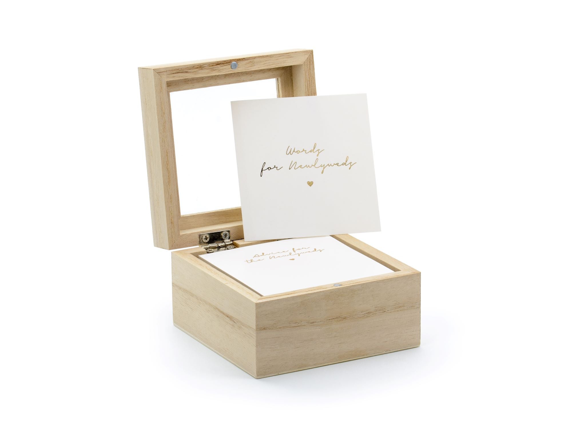 Guest Book Wedding Advice Card Box