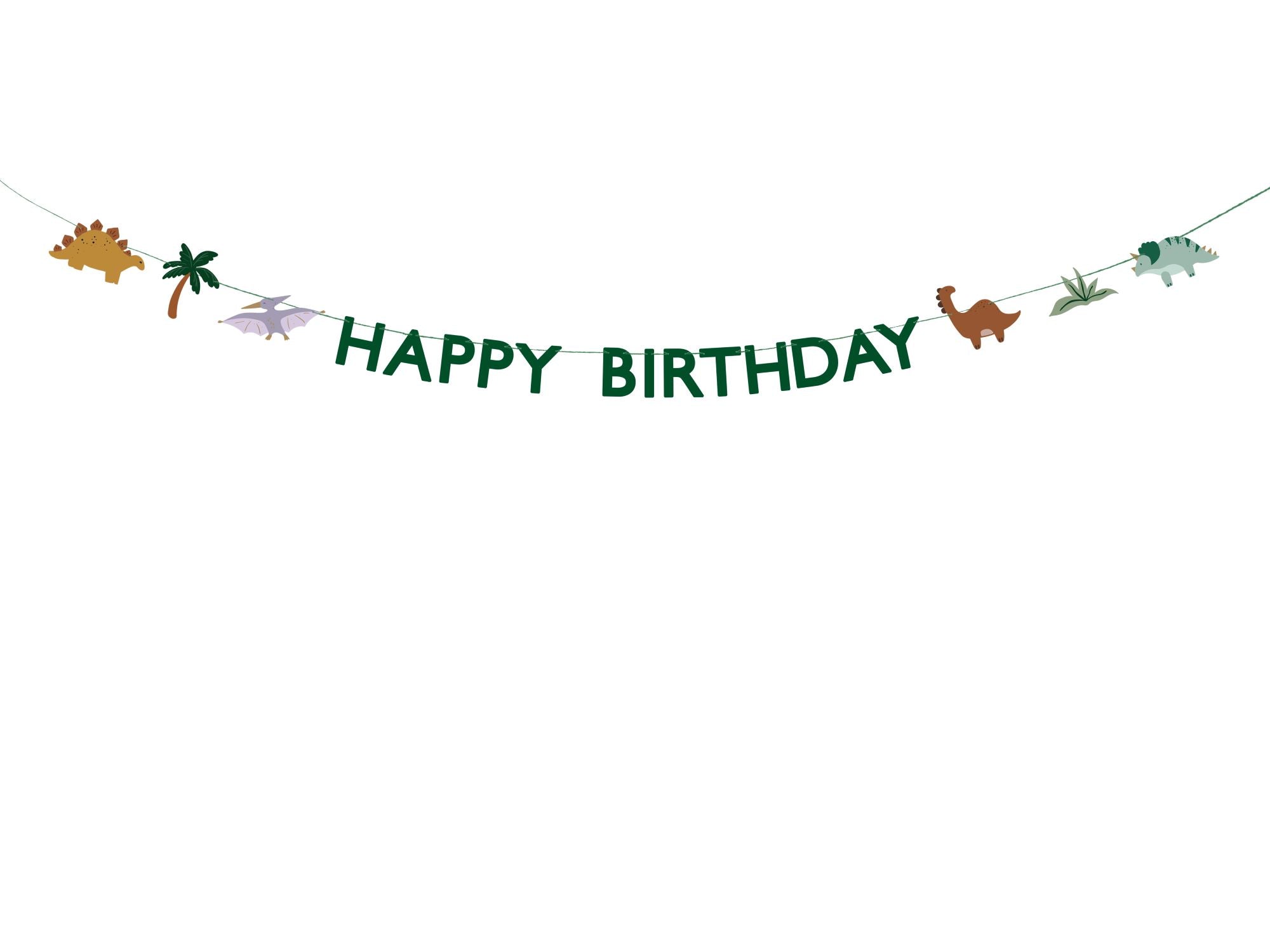 Happy Birthday Dinosaur Banner