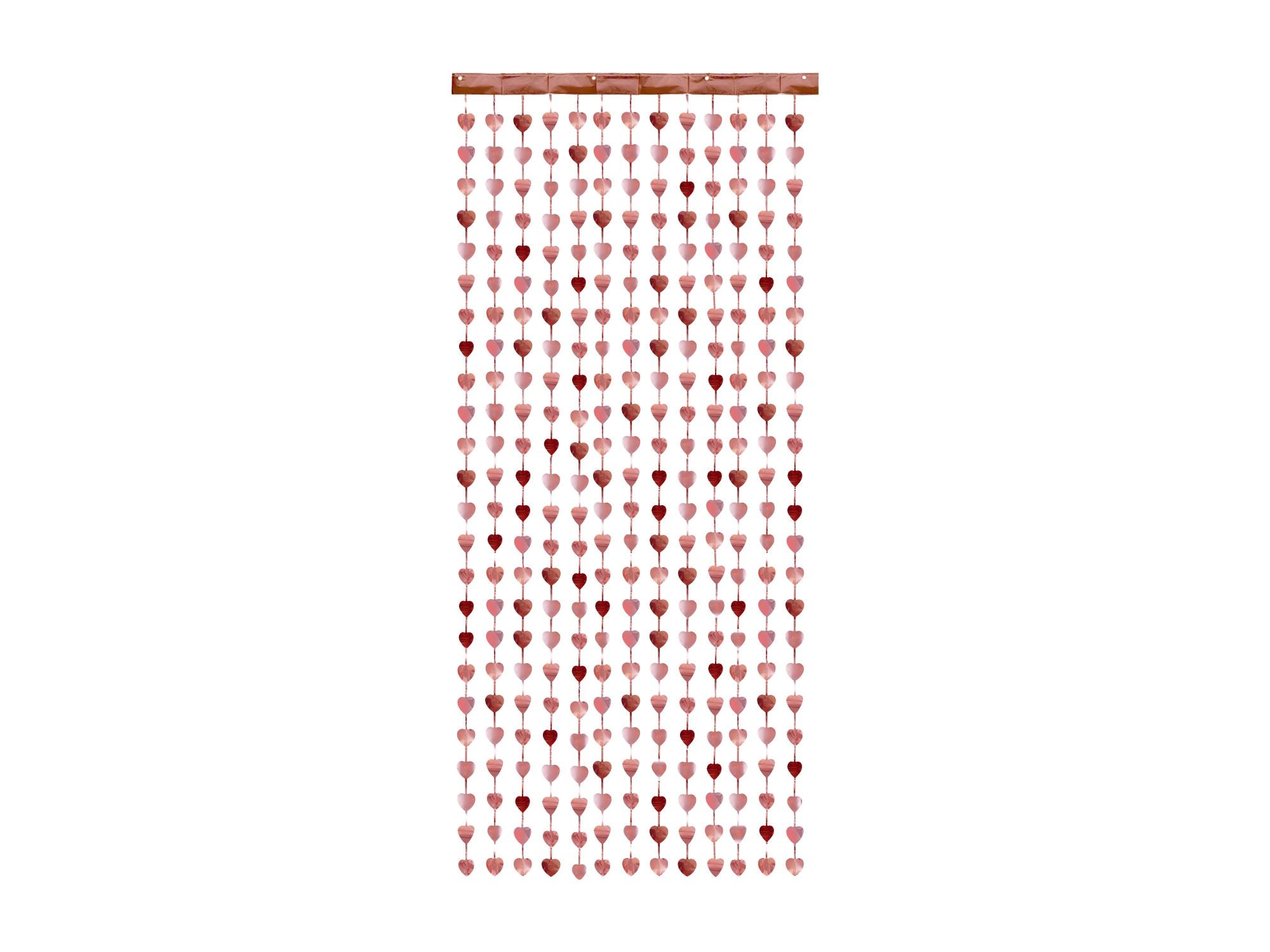 Hearts Party Curtain Rose Gold valentines decoration