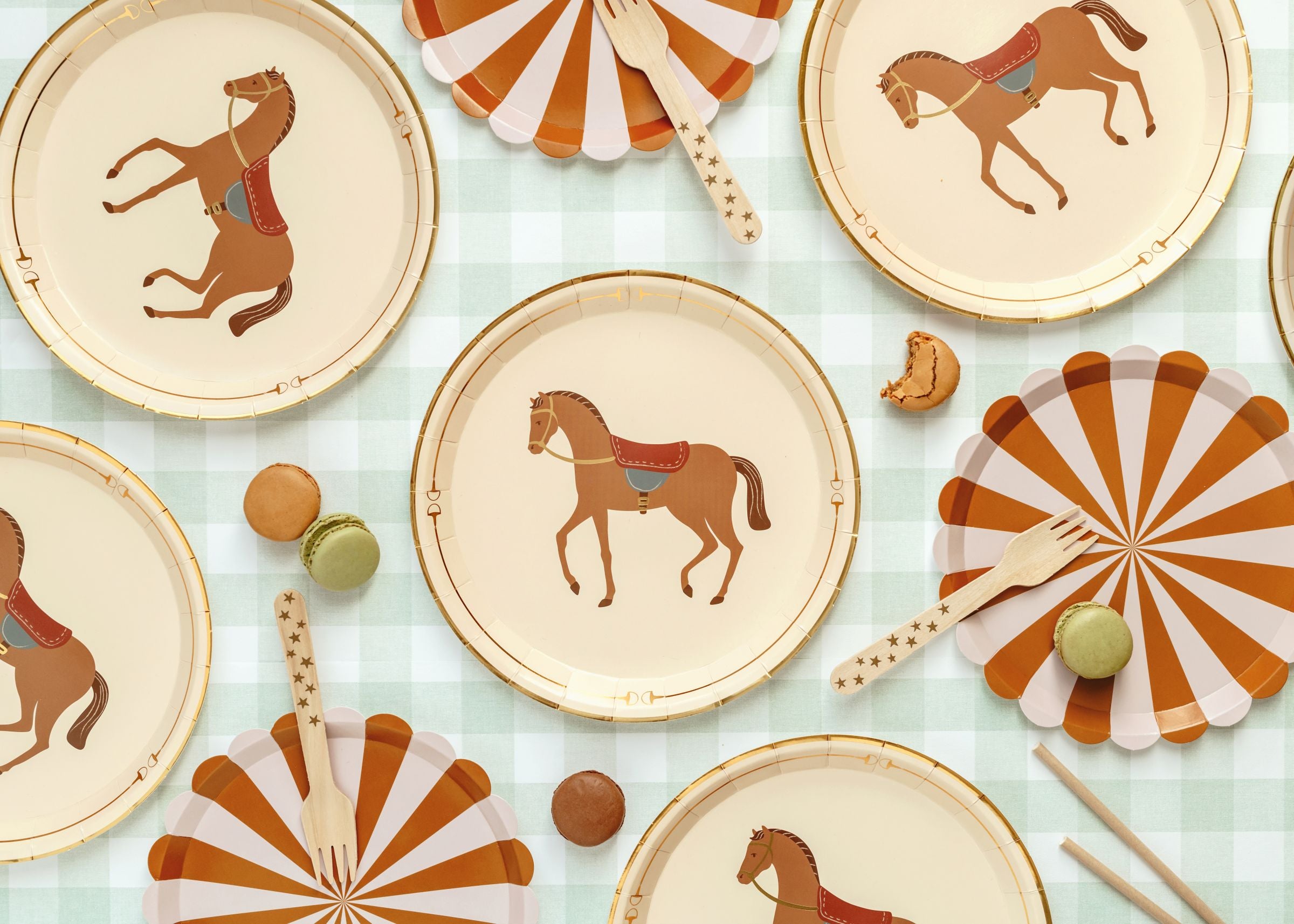 Horse themed Party Paper Plates