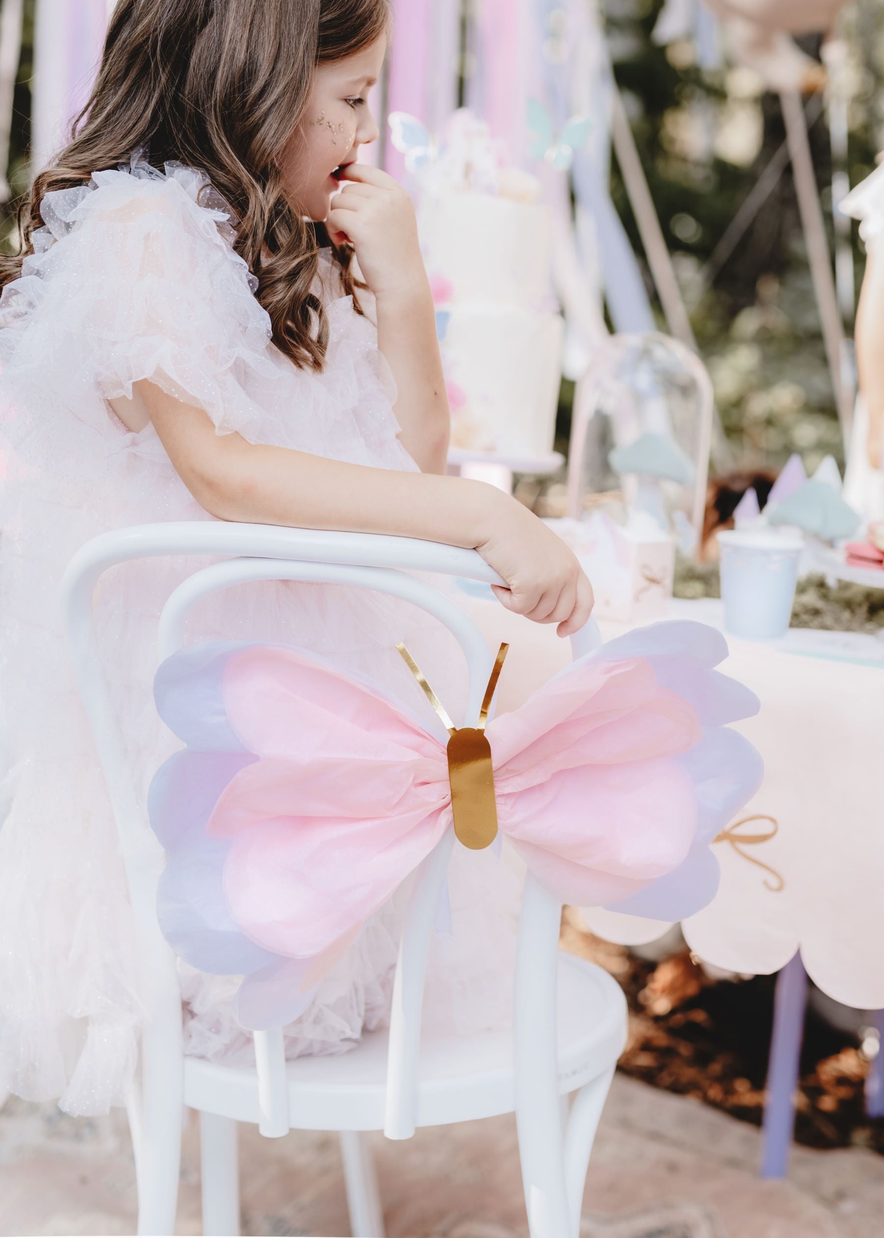 Large Butterflies Tissue Paper Decorations