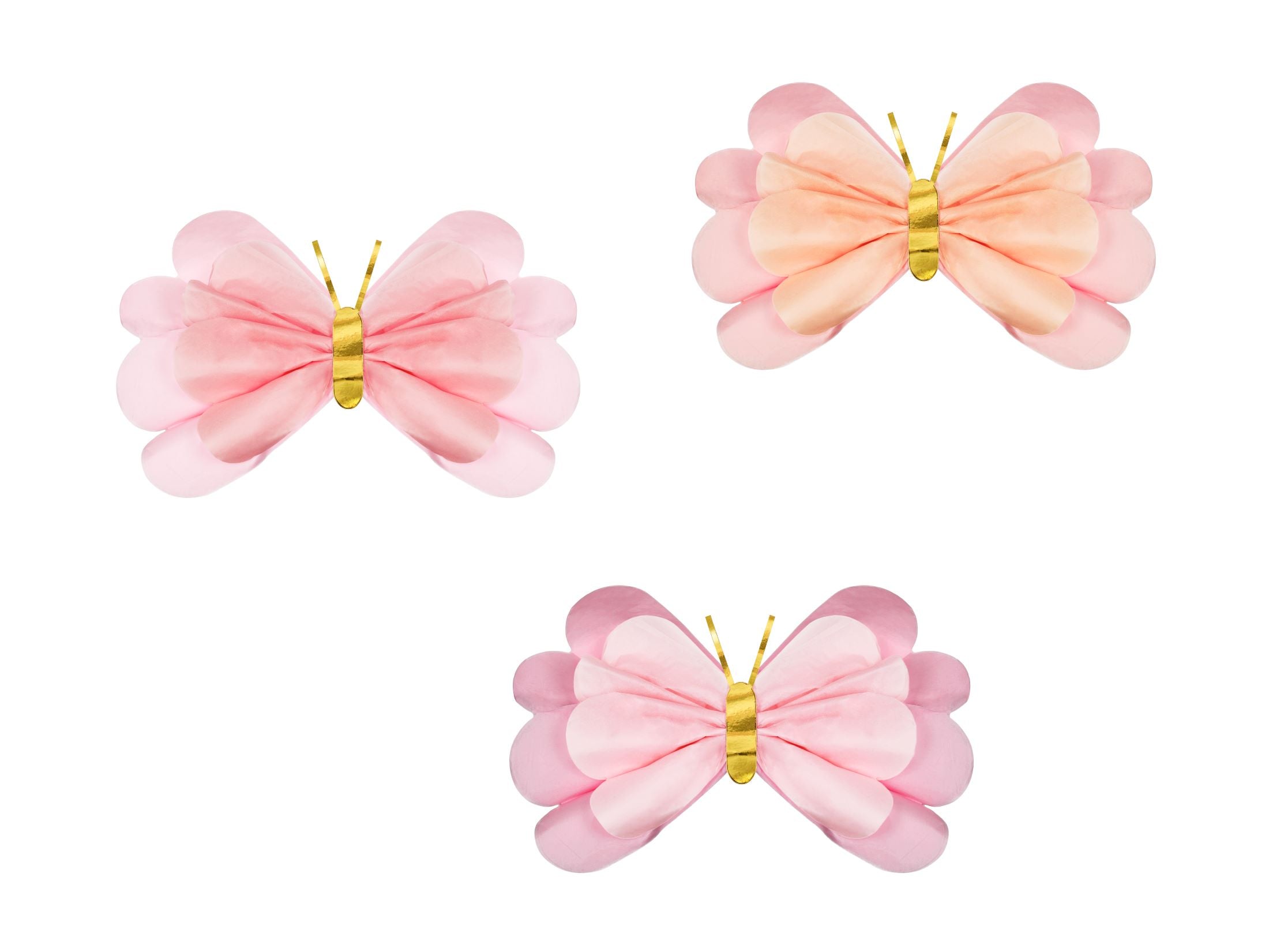 Large Butterflies Tissue Paper party Decorations