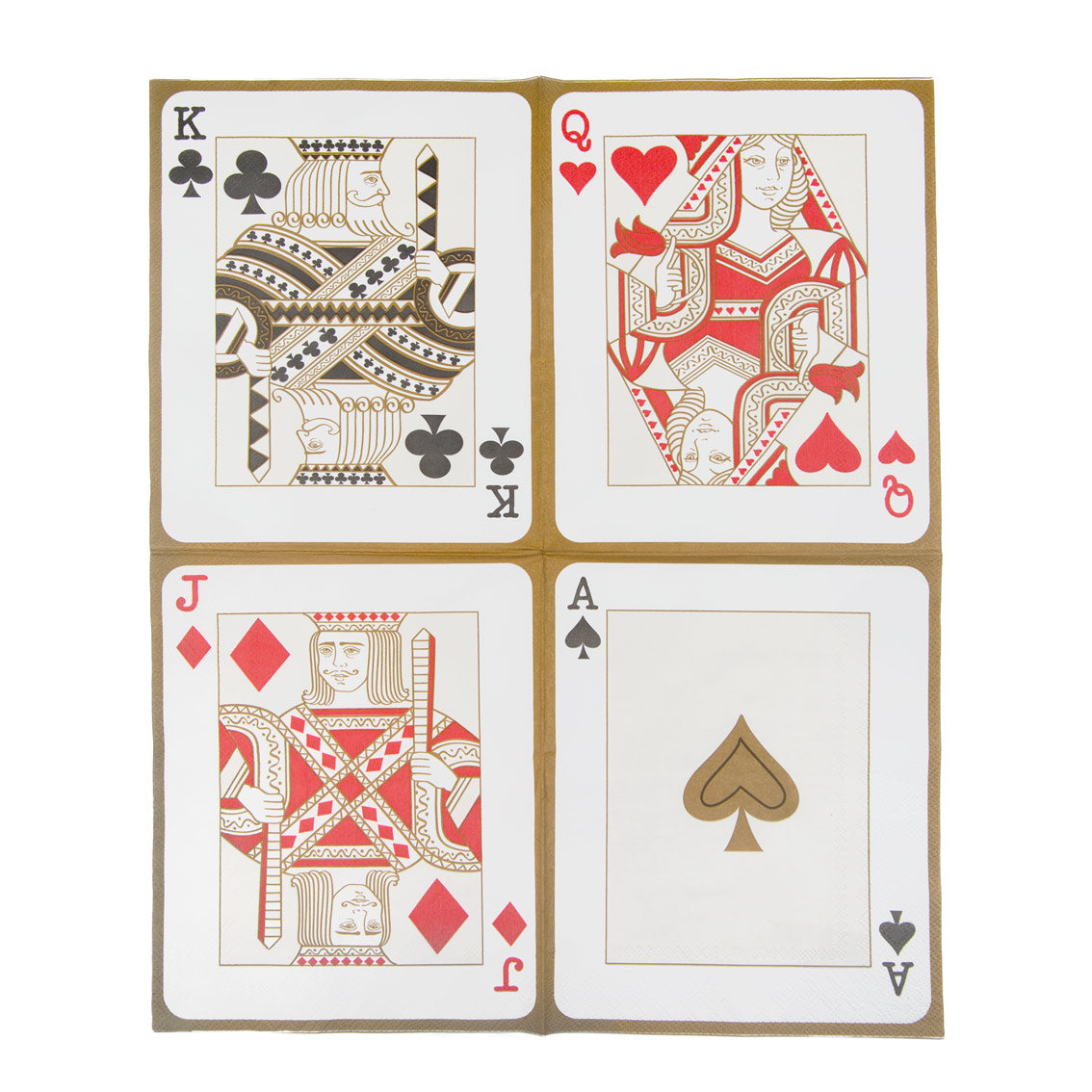 Luxe Playing Card Napkins Pack of 20