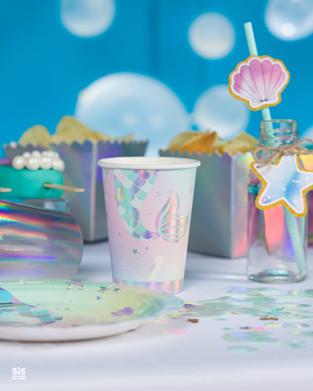 Mermaid Party Paper Cups