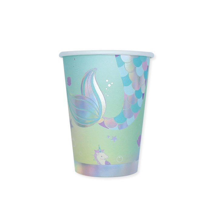 Mermaid Party paper Cups