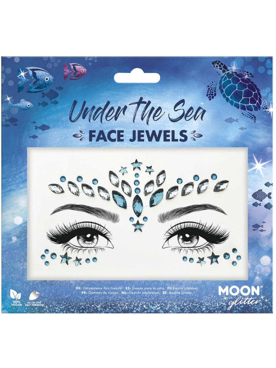 Moon Glitter Under the Sea Face Jewels