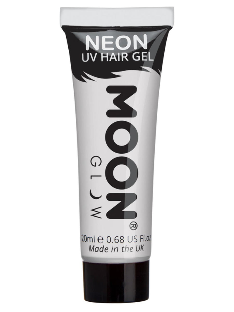 Moon Glow Neon UV Hair Gel White
